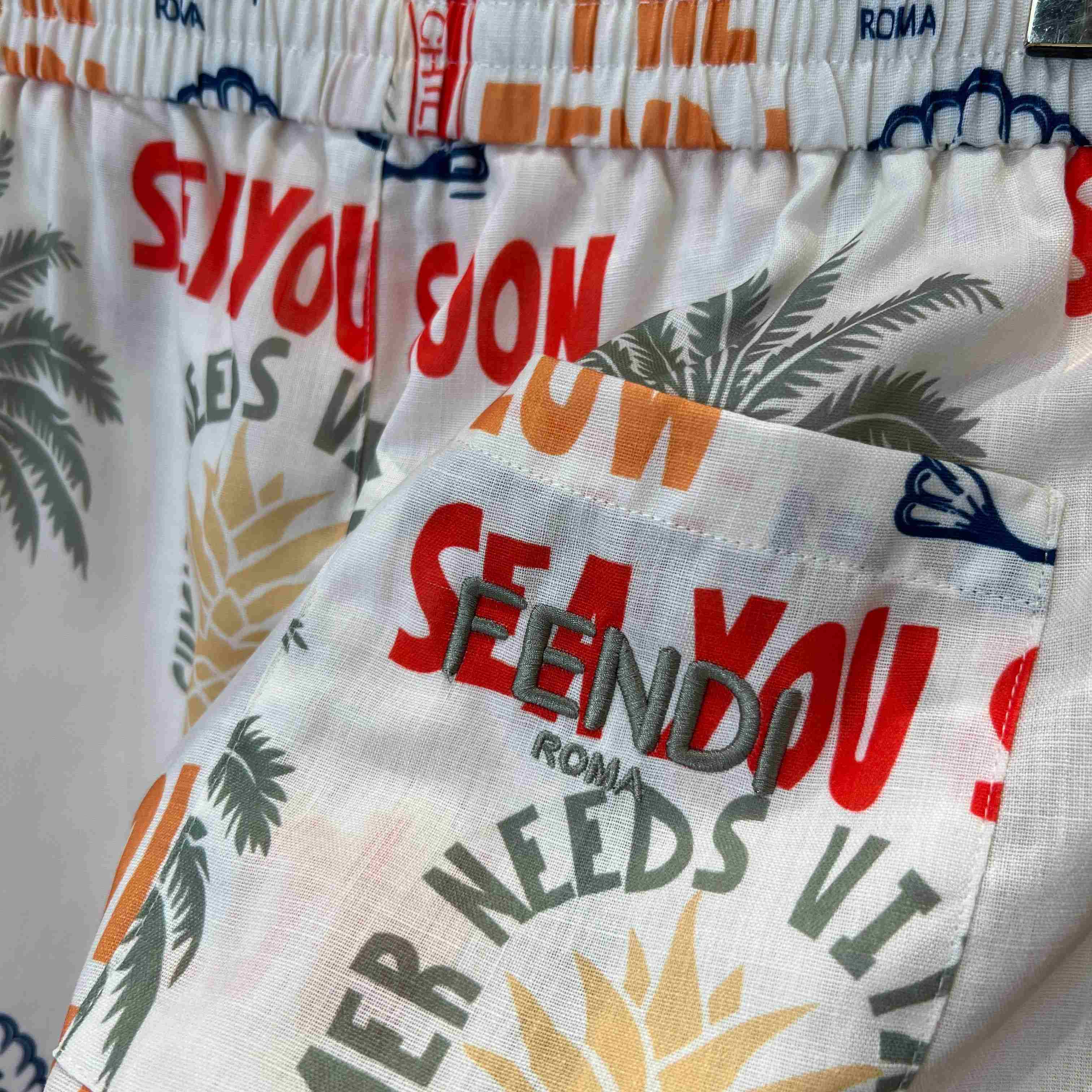 Fendi Junior Bermuda Shorts - DesignerGu