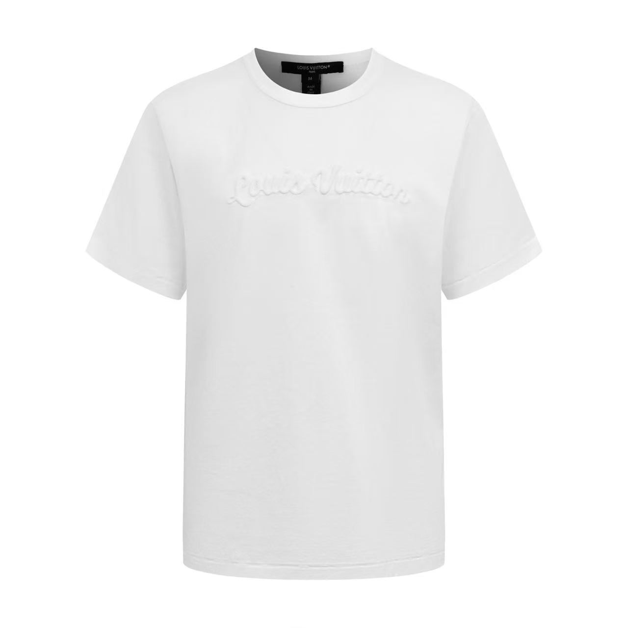 Louis Vuitton Signature Embroidery T-Shirt   1AJZCD - DesignerGu