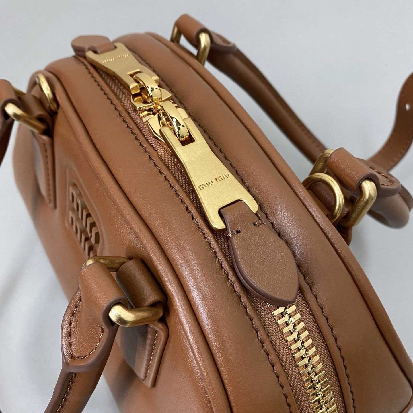 Miu Miu Arcadie Leather Bag  - DesignerGu