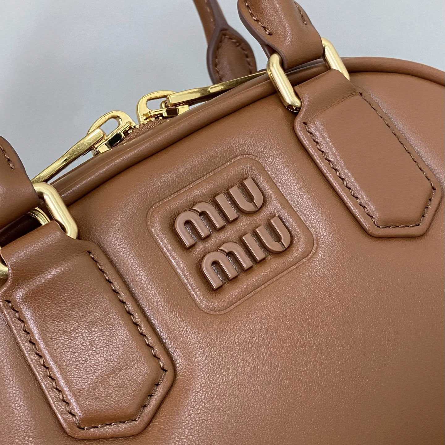 Miu Miu Arcadie Leather Bag  - DesignerGu
