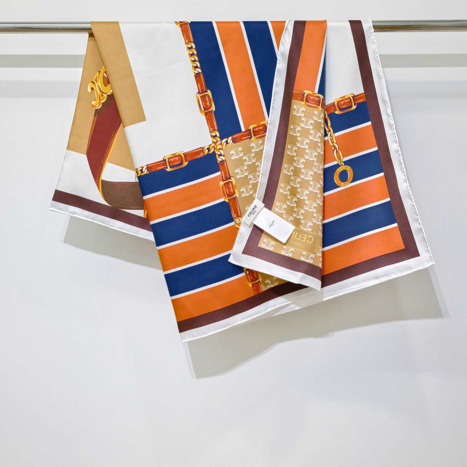 Celine  Square In Silk Twill - DesignerGu