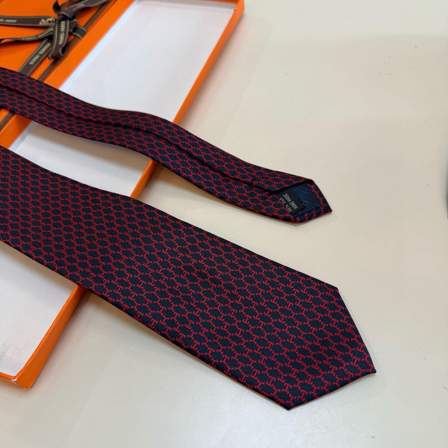 Hermes Dancing H Tie - DesignerGu