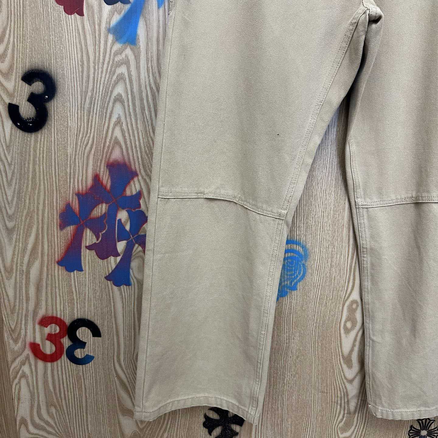 Chrome Hearts Cross Patch Double Knee Carpenter Pants - DesignerGu