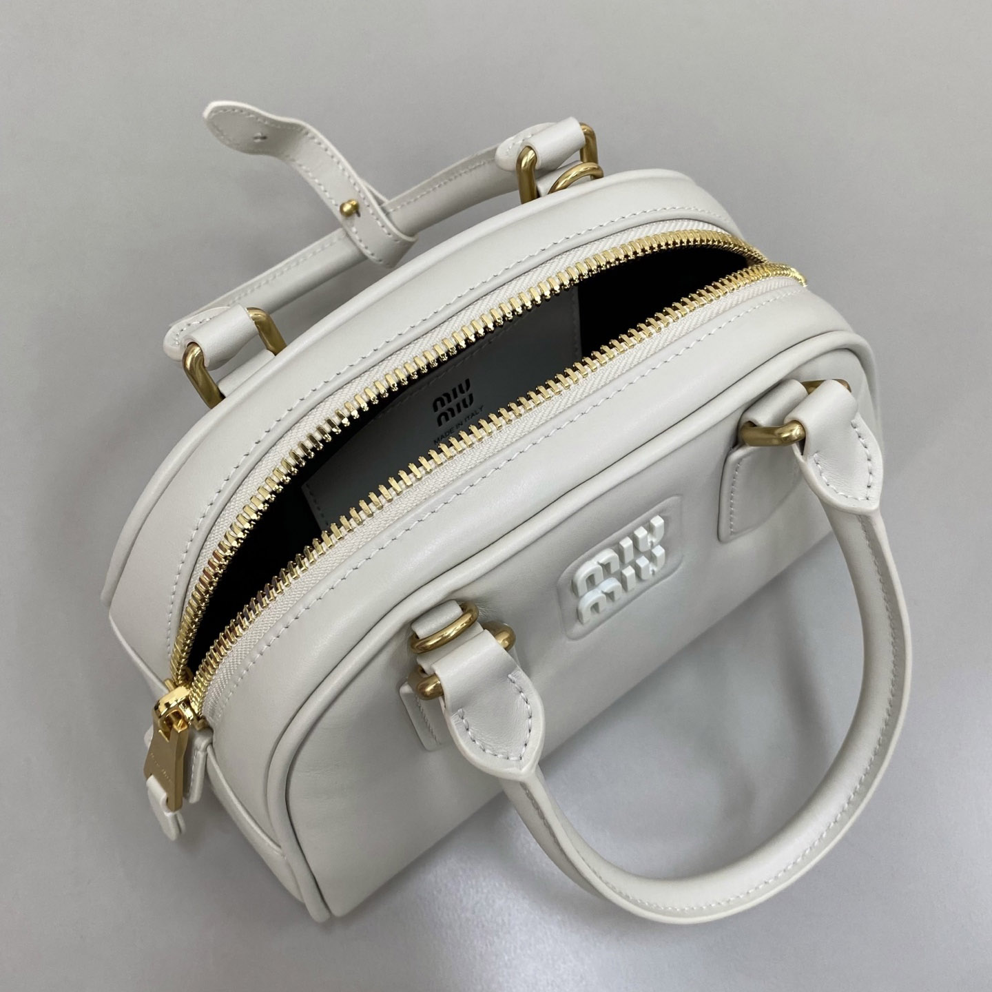 Miu Miu Arcadie Leather Bag  - DesignerGu