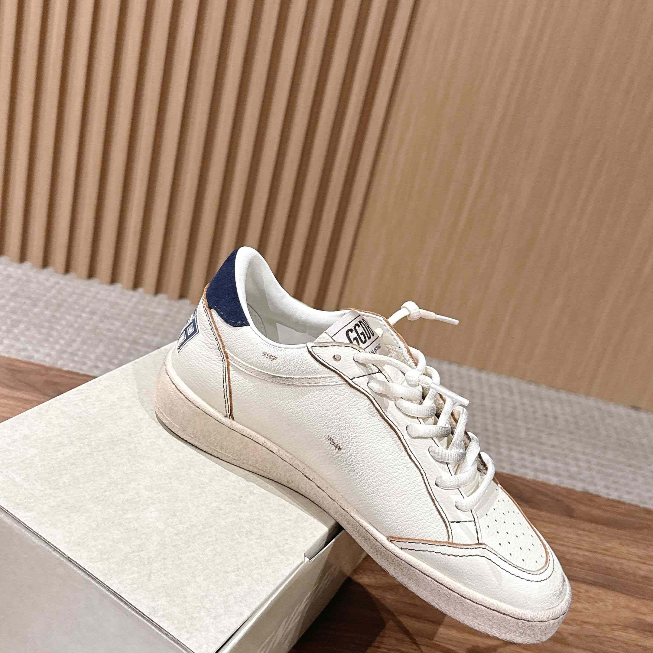 Golden Goose Ball Star Sneakers In Leather - DesignerGu