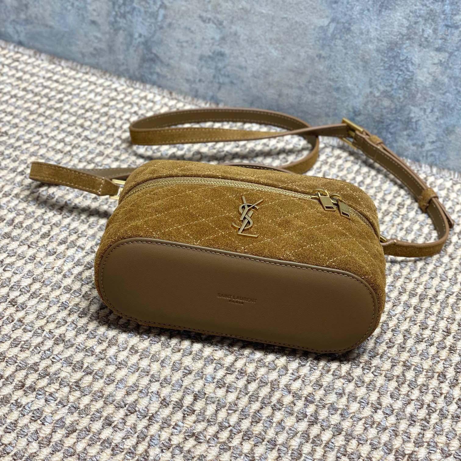 Saint Laurent GABY Vanity In Suede - DesignerGu