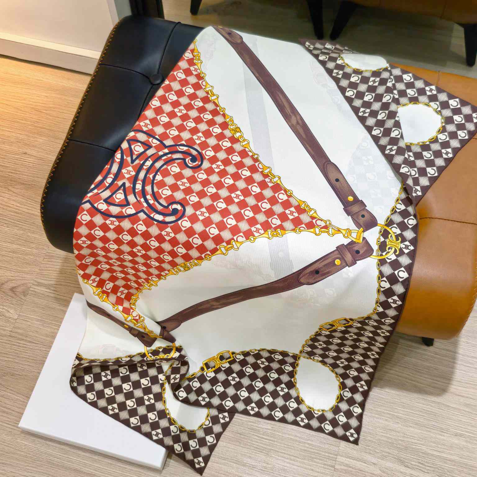 Celine  Bandana In Silk Twill - DesignerGu