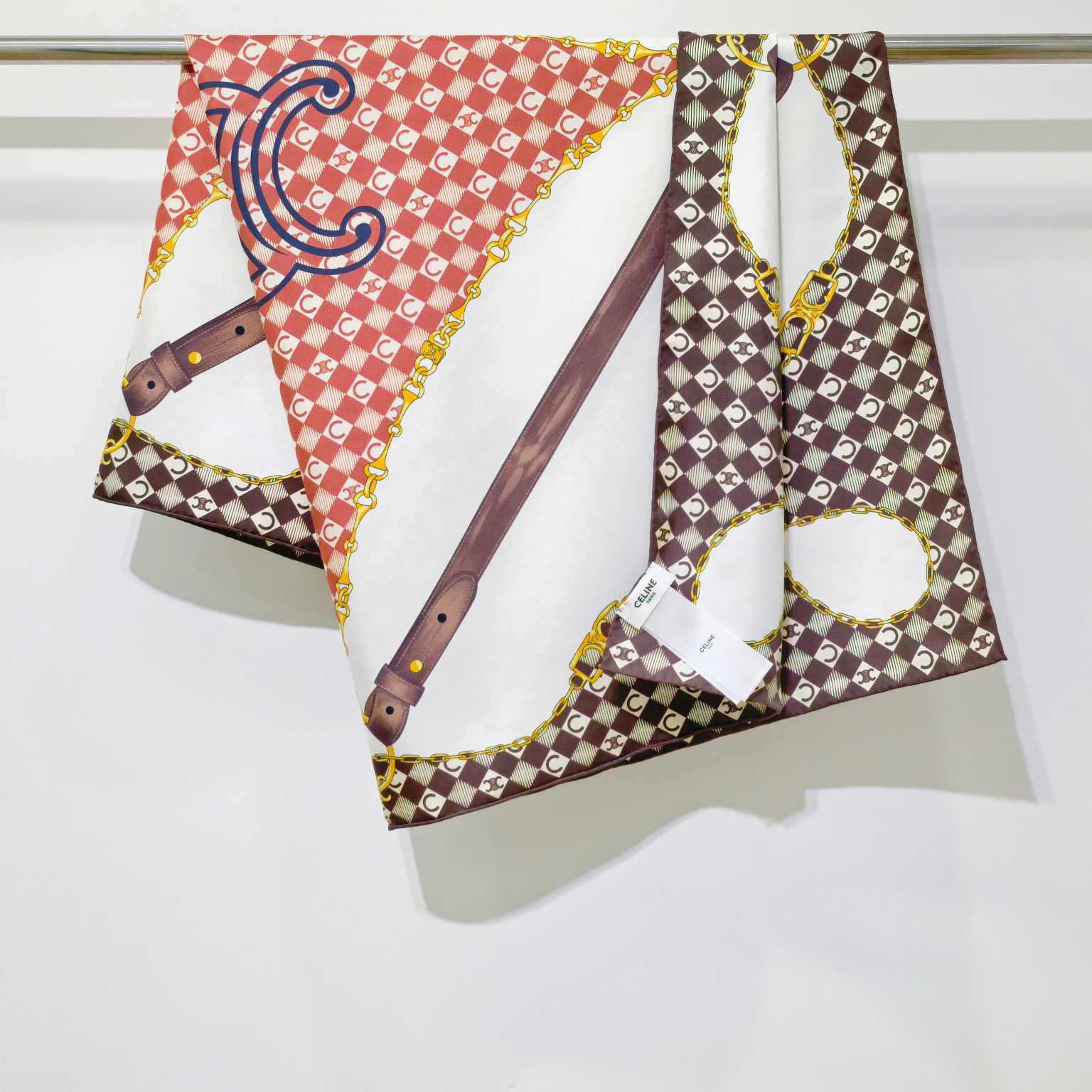 Celine  Bandana In Silk Twill - DesignerGu