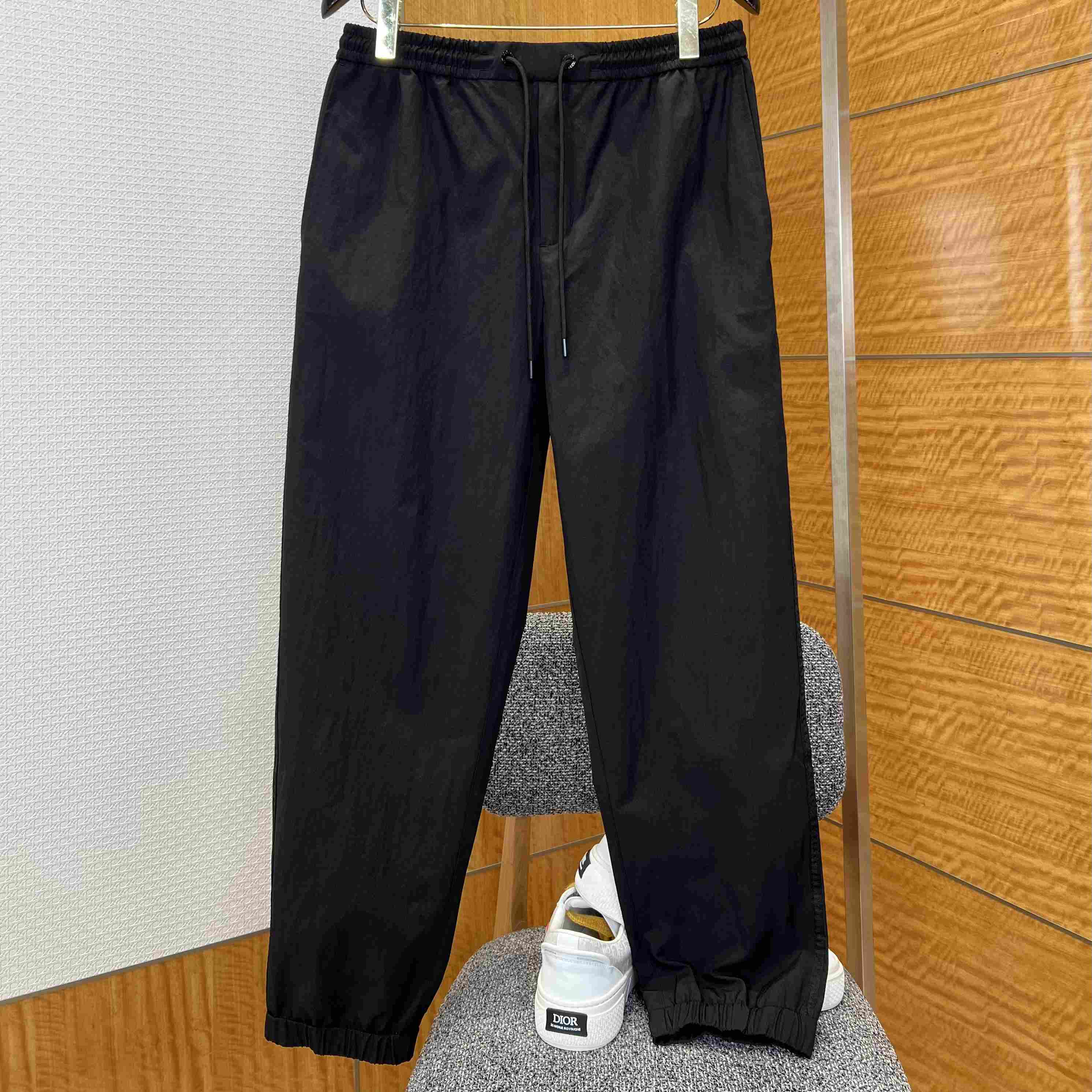 Moncler Striped Stretch Jogging Trousers - DesignerGu