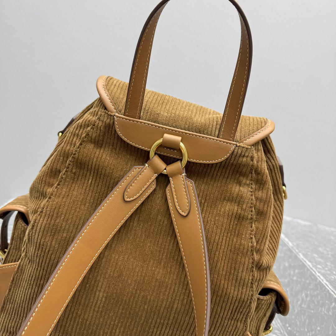 Miu Miu  Large Corduroy Backpack - DesignerGu