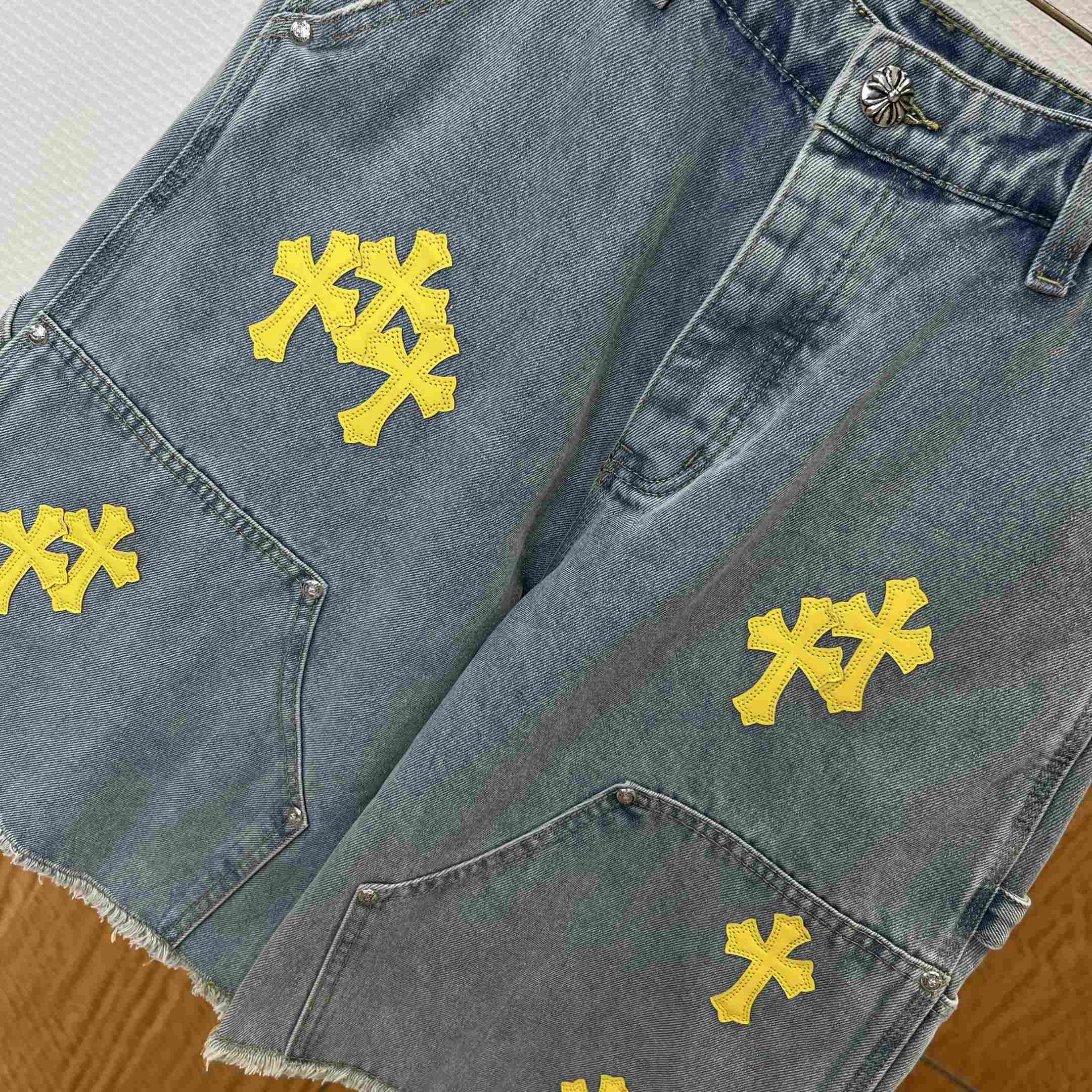 Chrome Hearts Denim Shorts - DesignerGu