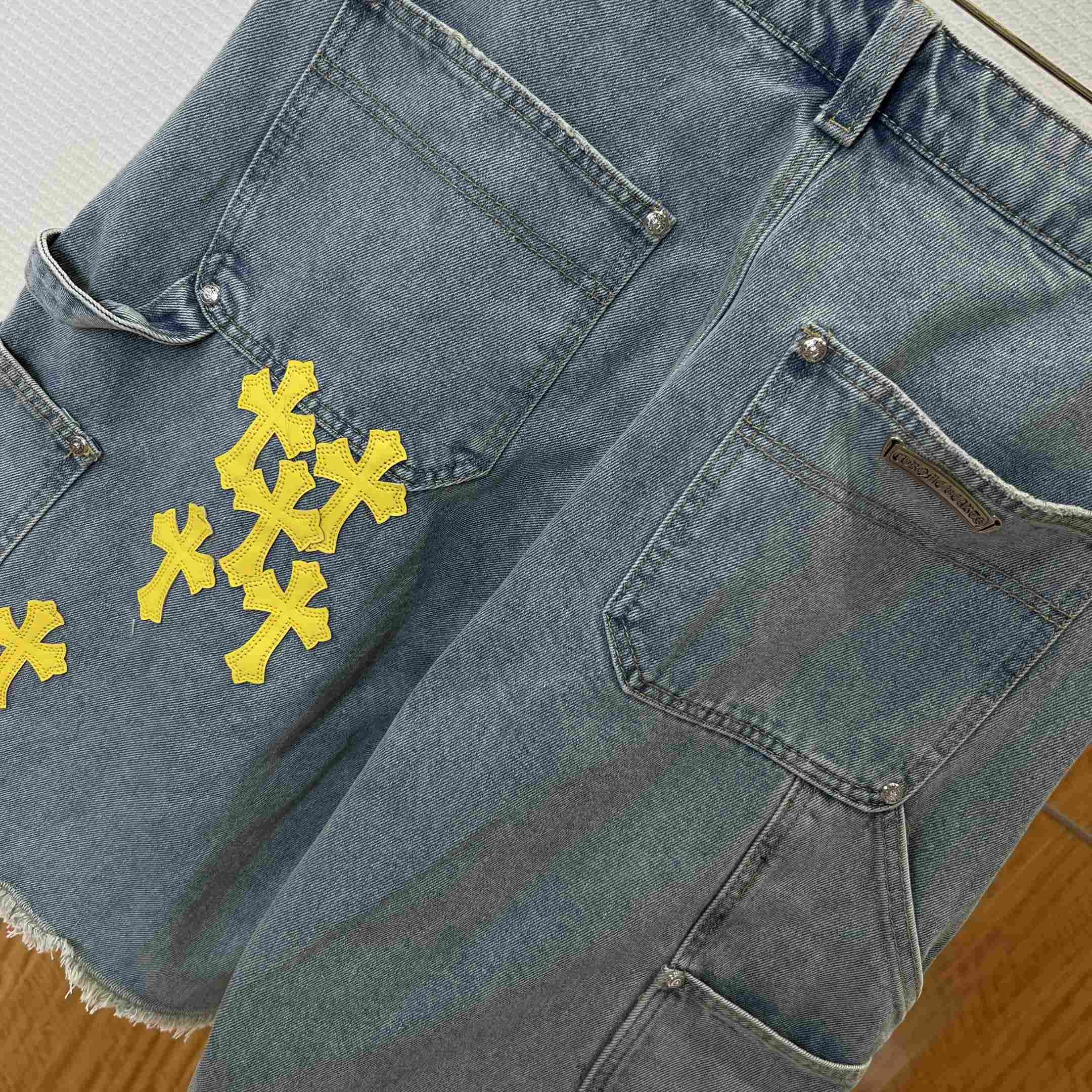 Chrome Hearts Denim Shorts - DesignerGu