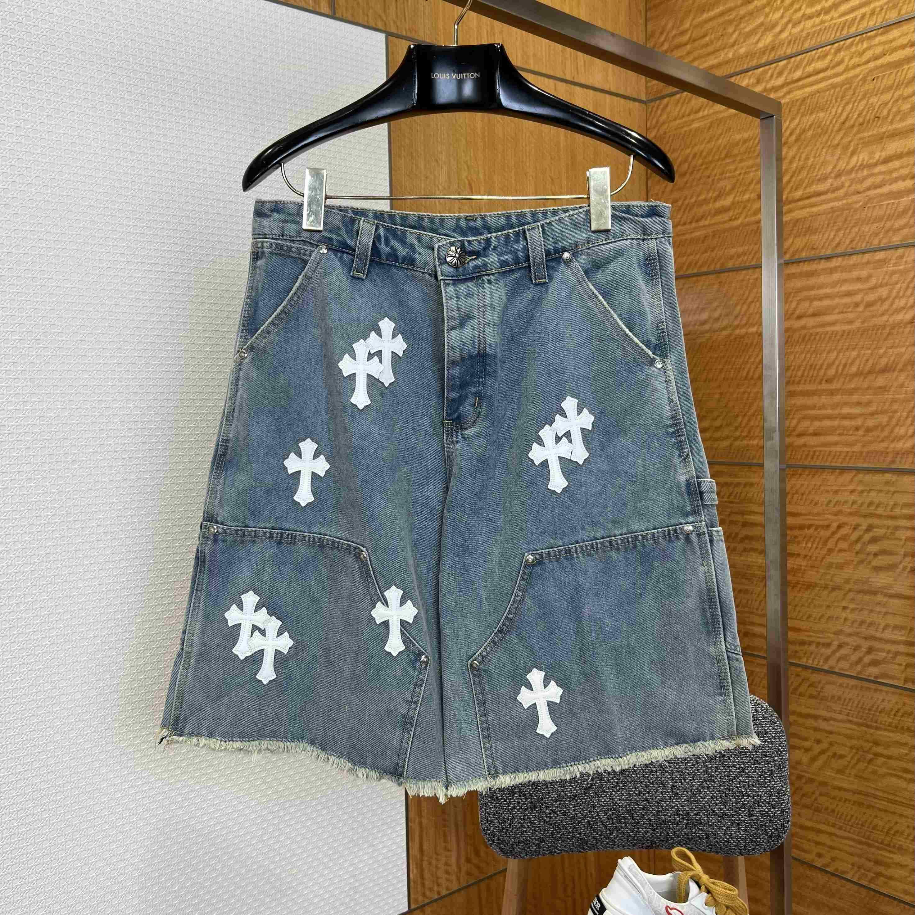 Chrome Hearts Denim Shorts - DesignerGu