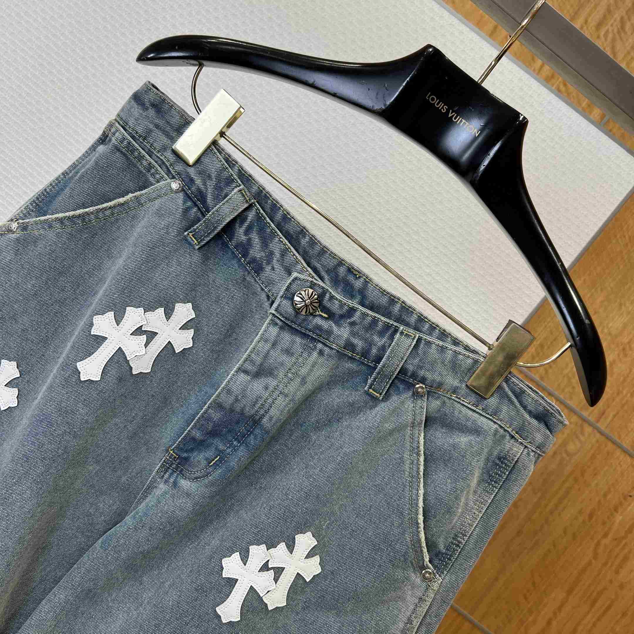 Chrome Hearts Denim Shorts - DesignerGu