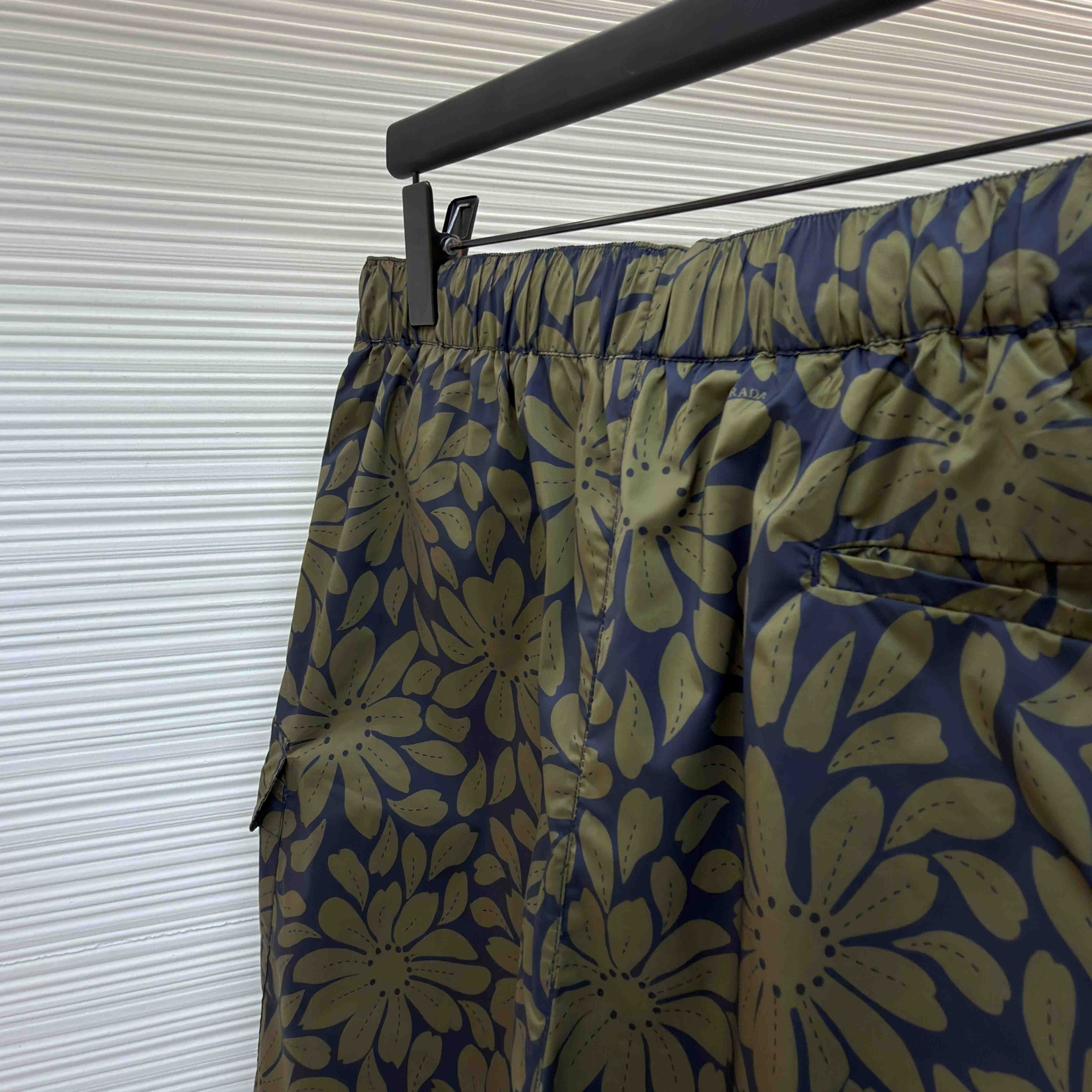Prada Printed Re-Nylon Swim Trunks - DesignerGu