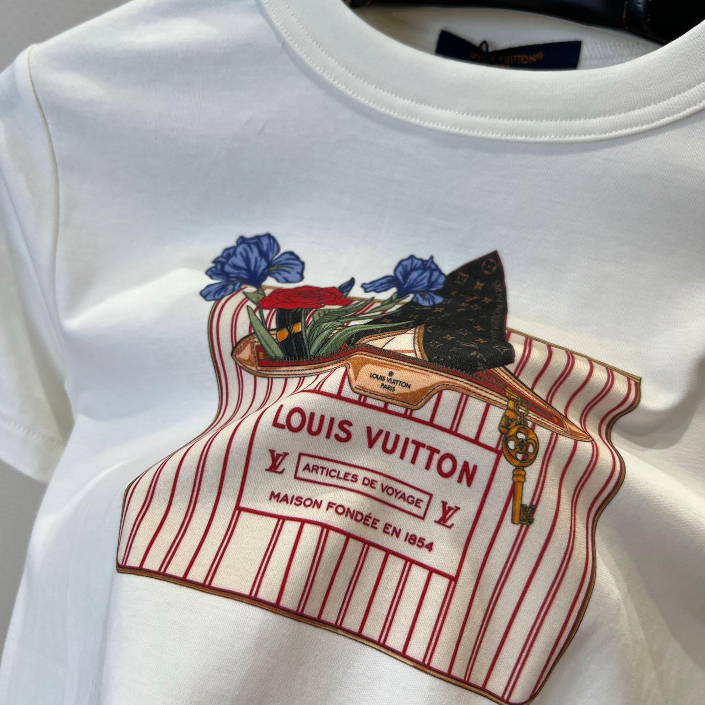 Louis Vuitton Neverfull Print T-Shirt 1AK1I2 - DesignerGu