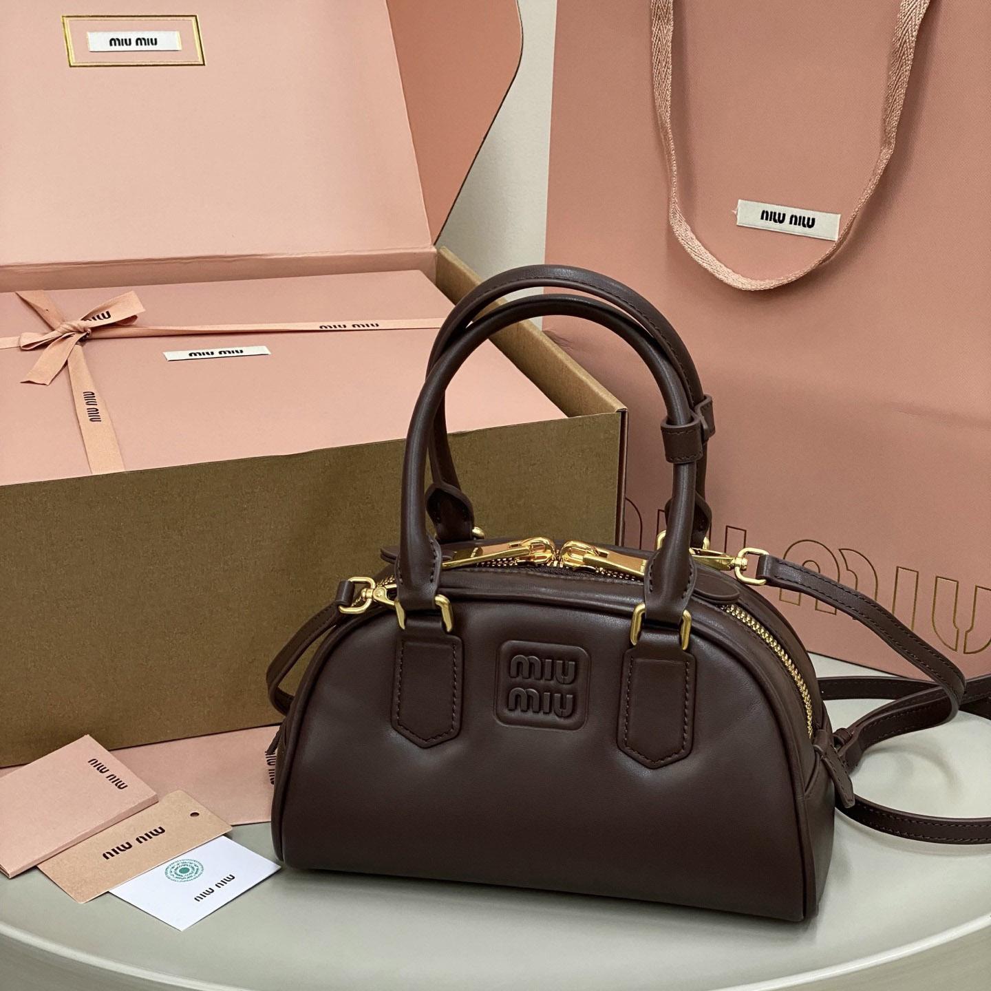 Miu Miu Arcadie Leather Bag  - DesignerGu