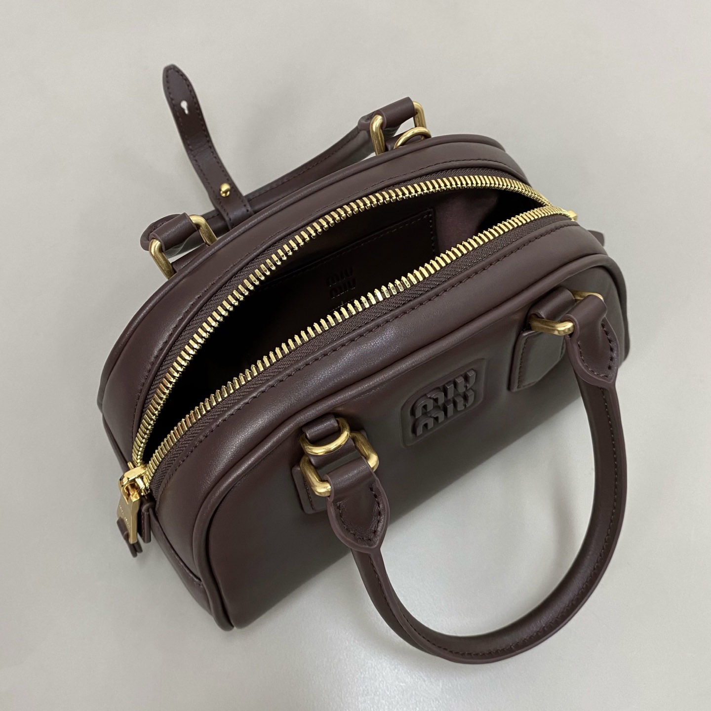 Miu Miu Arcadie Leather Bag  - DesignerGu