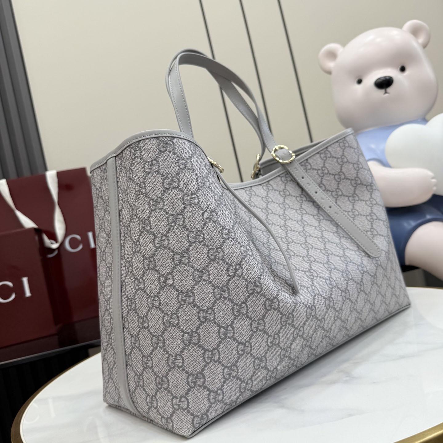 Gucci GG Emblem Large Tote Bag 815213 - DesignerGu