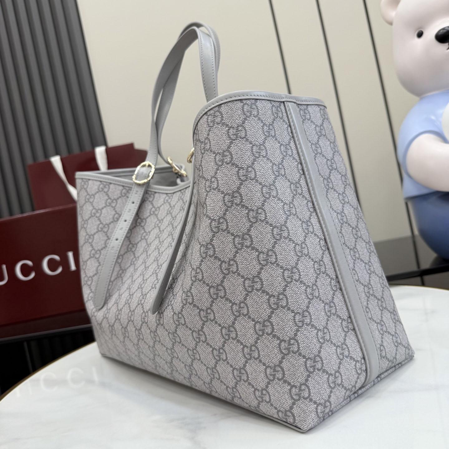 Gucci GG Emblem Large Tote Bag 815213 - DesignerGu