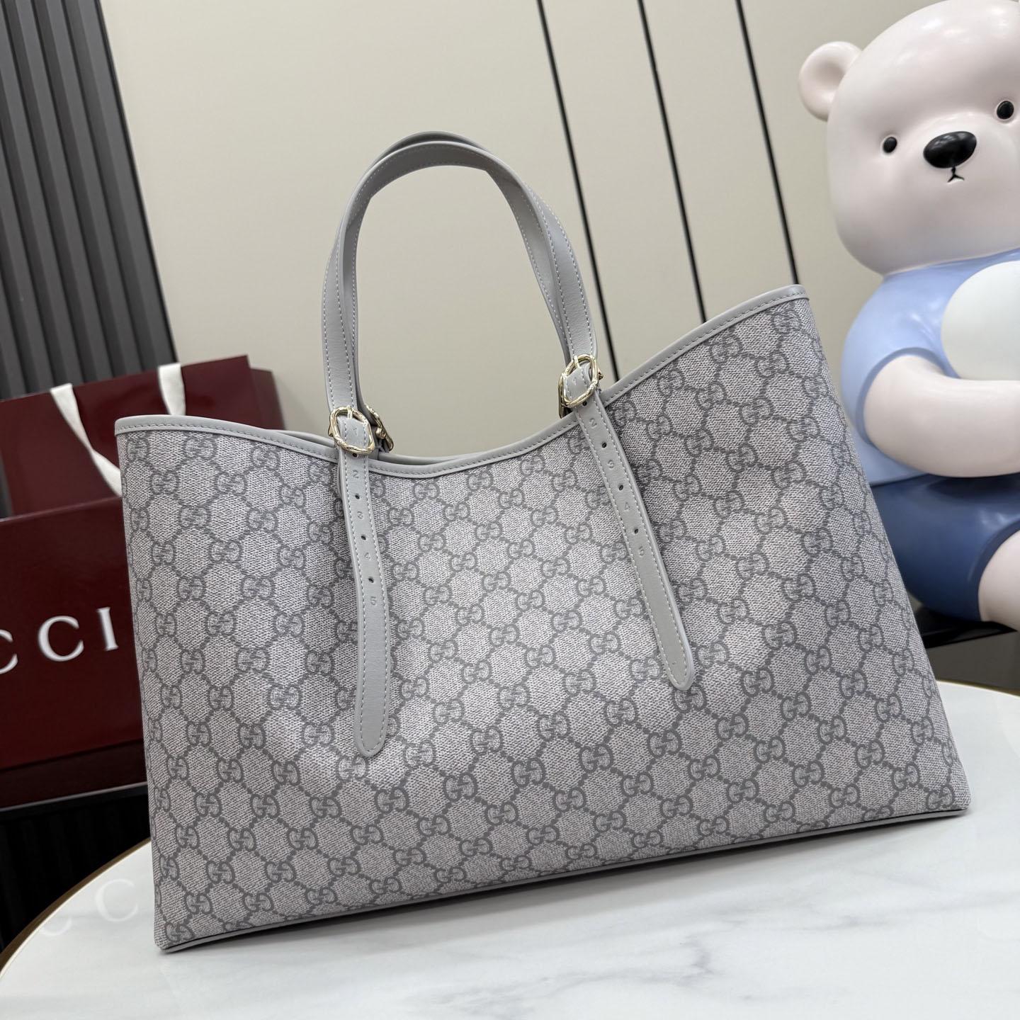 Gucci GG Emblem Large Tote Bag 815213 - DesignerGu