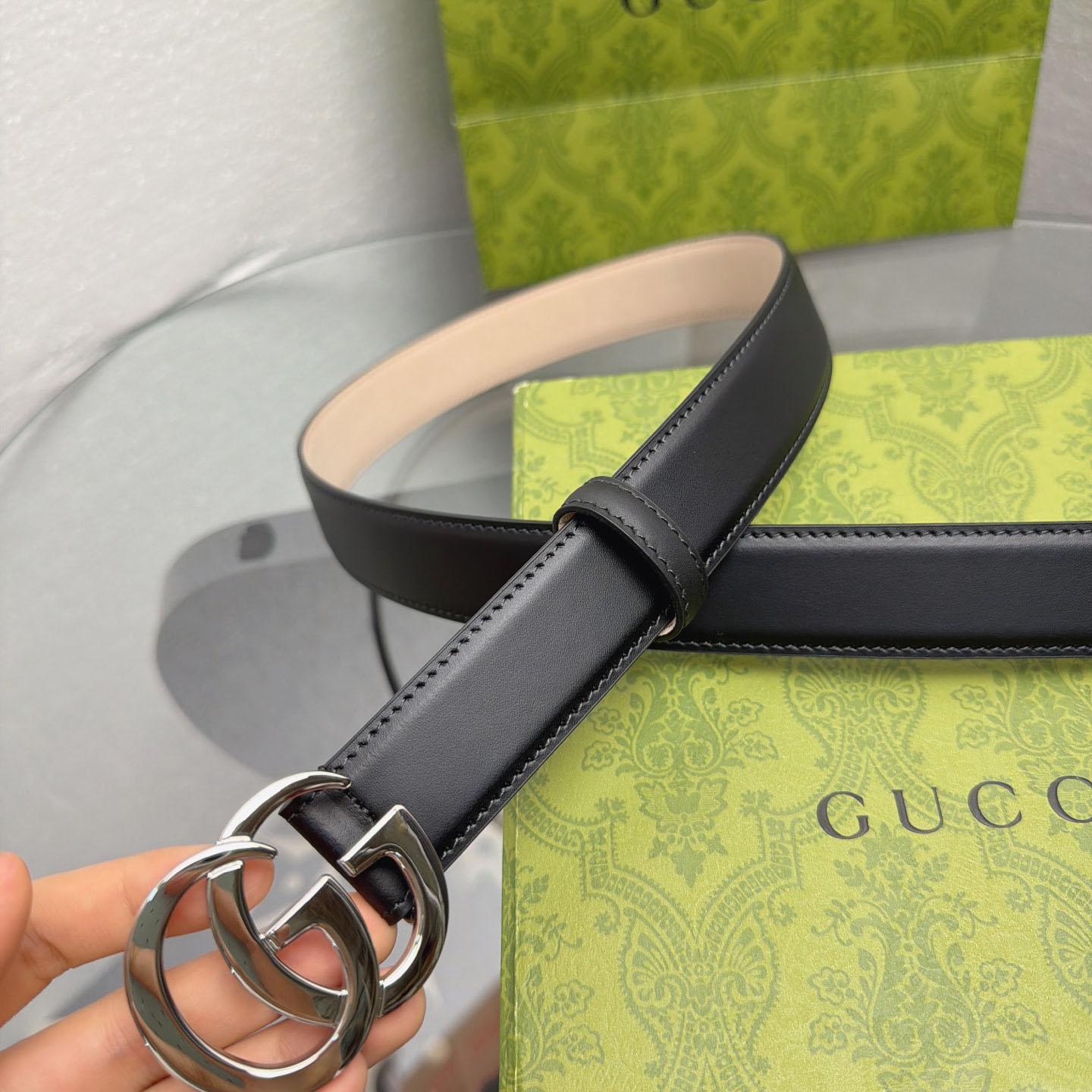 Gucci  Flat Marmont Belt - DesignerGu