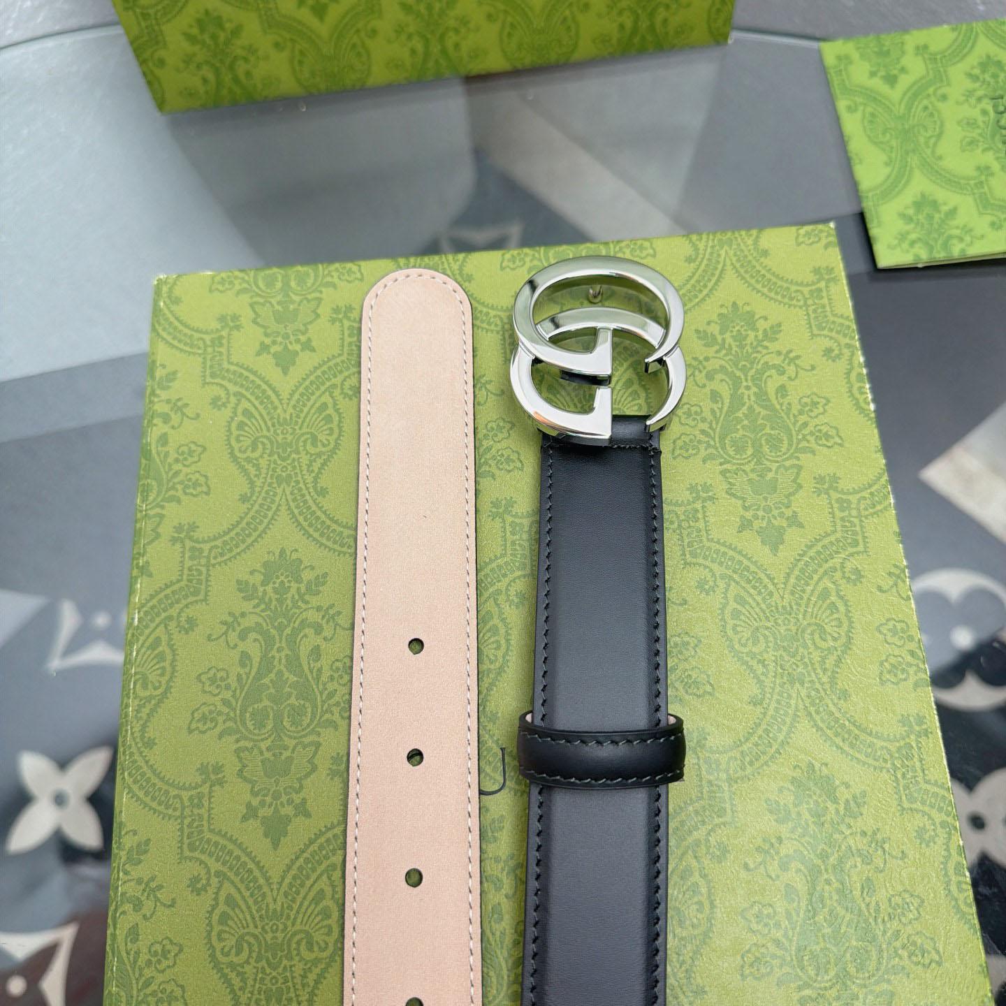 Gucci  Flat Marmont Belt - DesignerGu