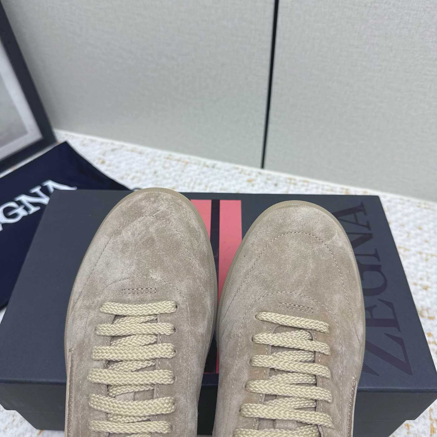 Zegna 232 Suede Sneakers - DesignerGu