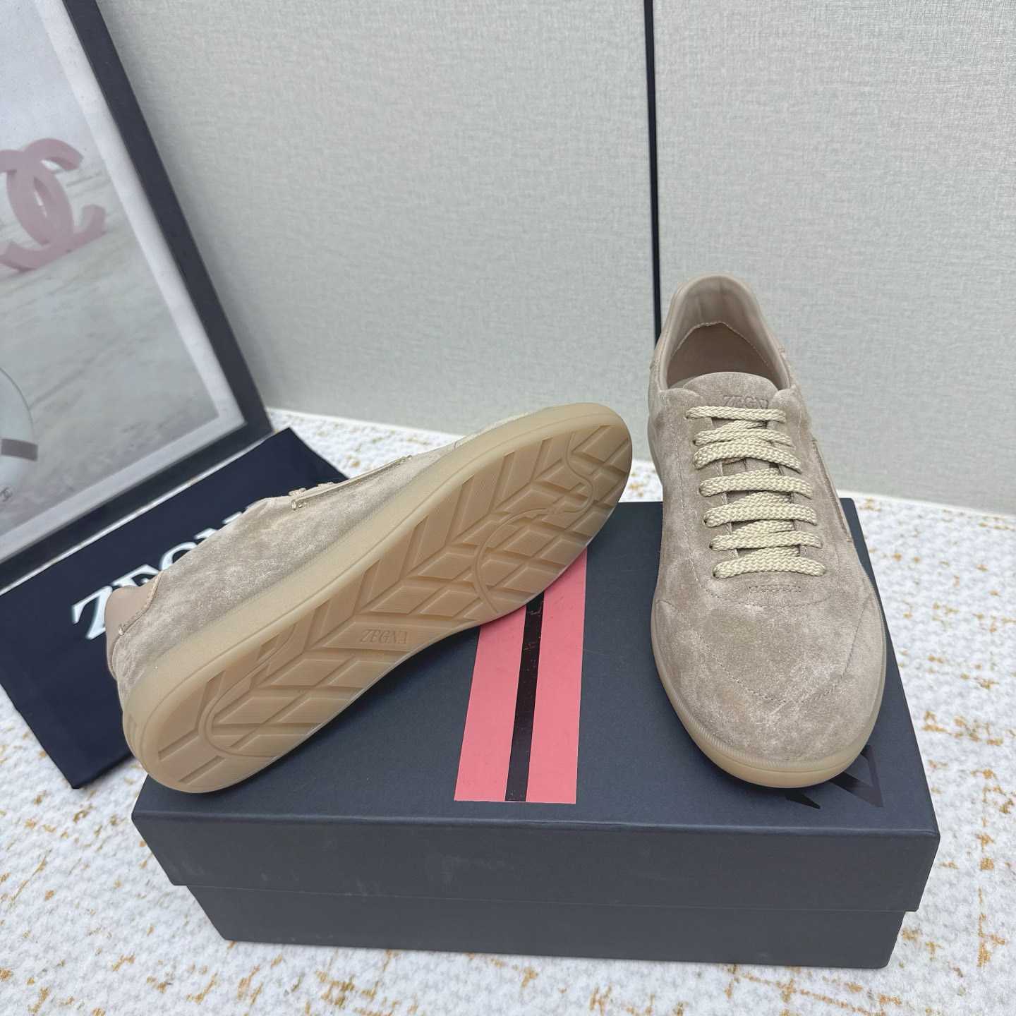 Zegna 232 Suede Sneakers - DesignerGu