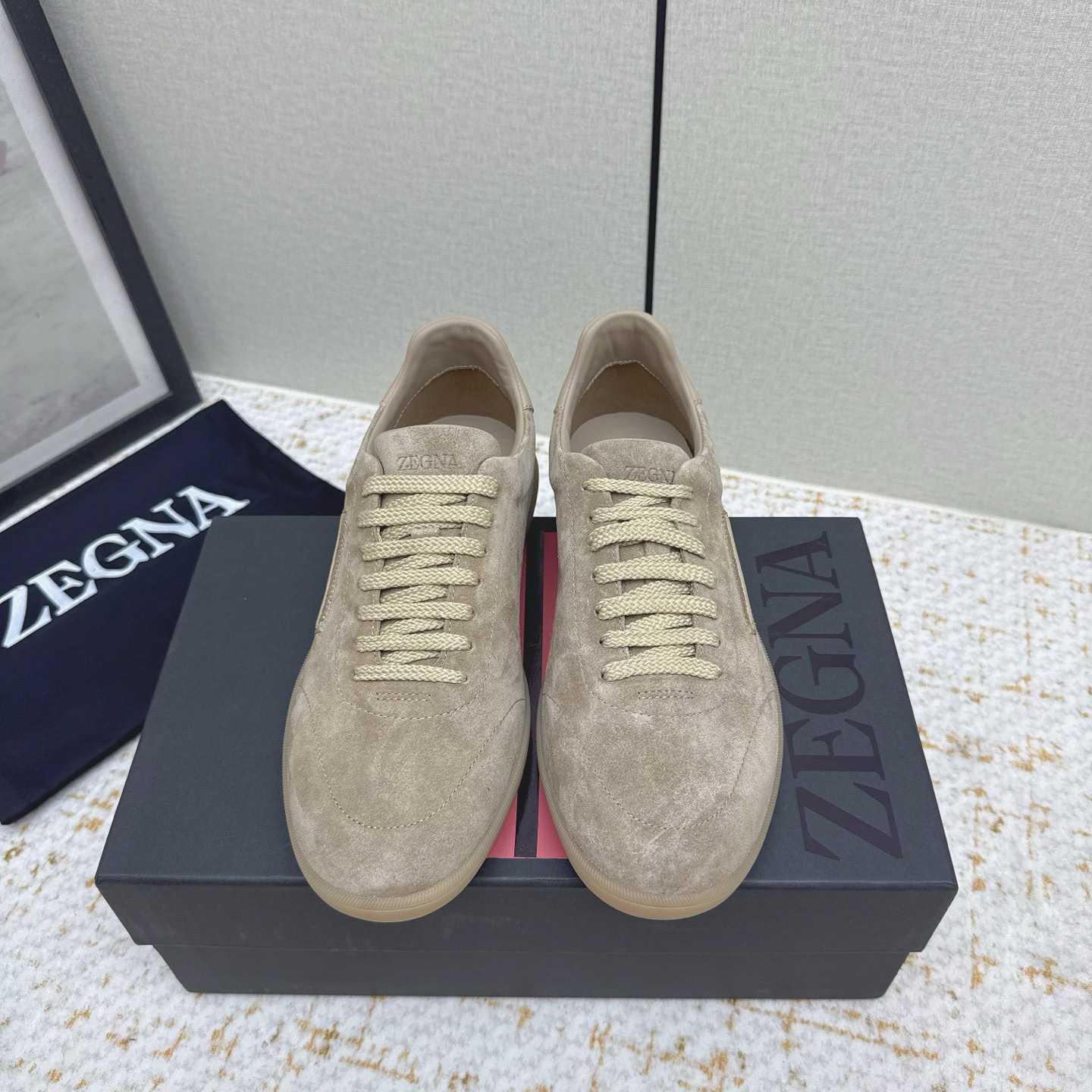 Zegna 232 Suede Sneakers - DesignerGu