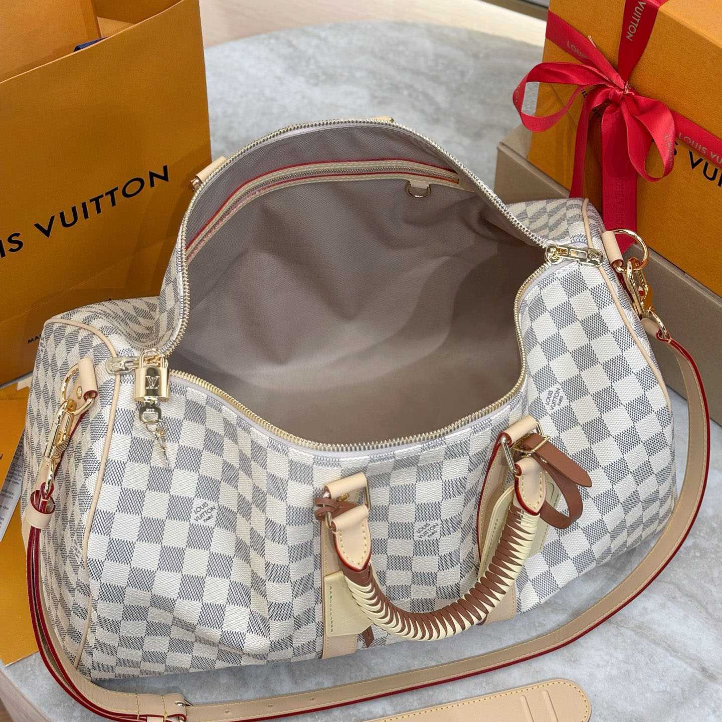 Louis Vuitton Keepall Bandoulière 45 N40909 - DesignerGu