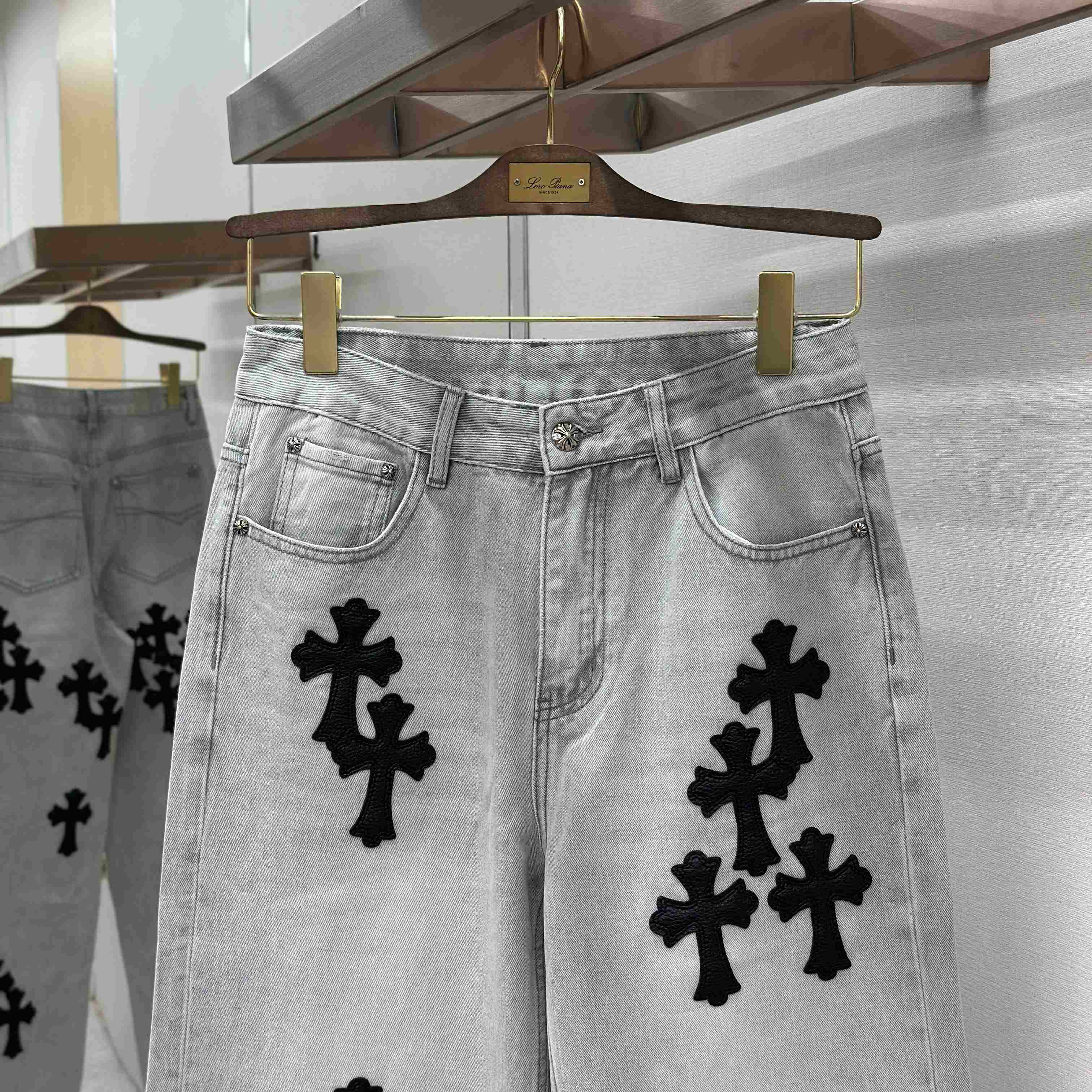 Chrome Hearts Jeans - DesignerGu