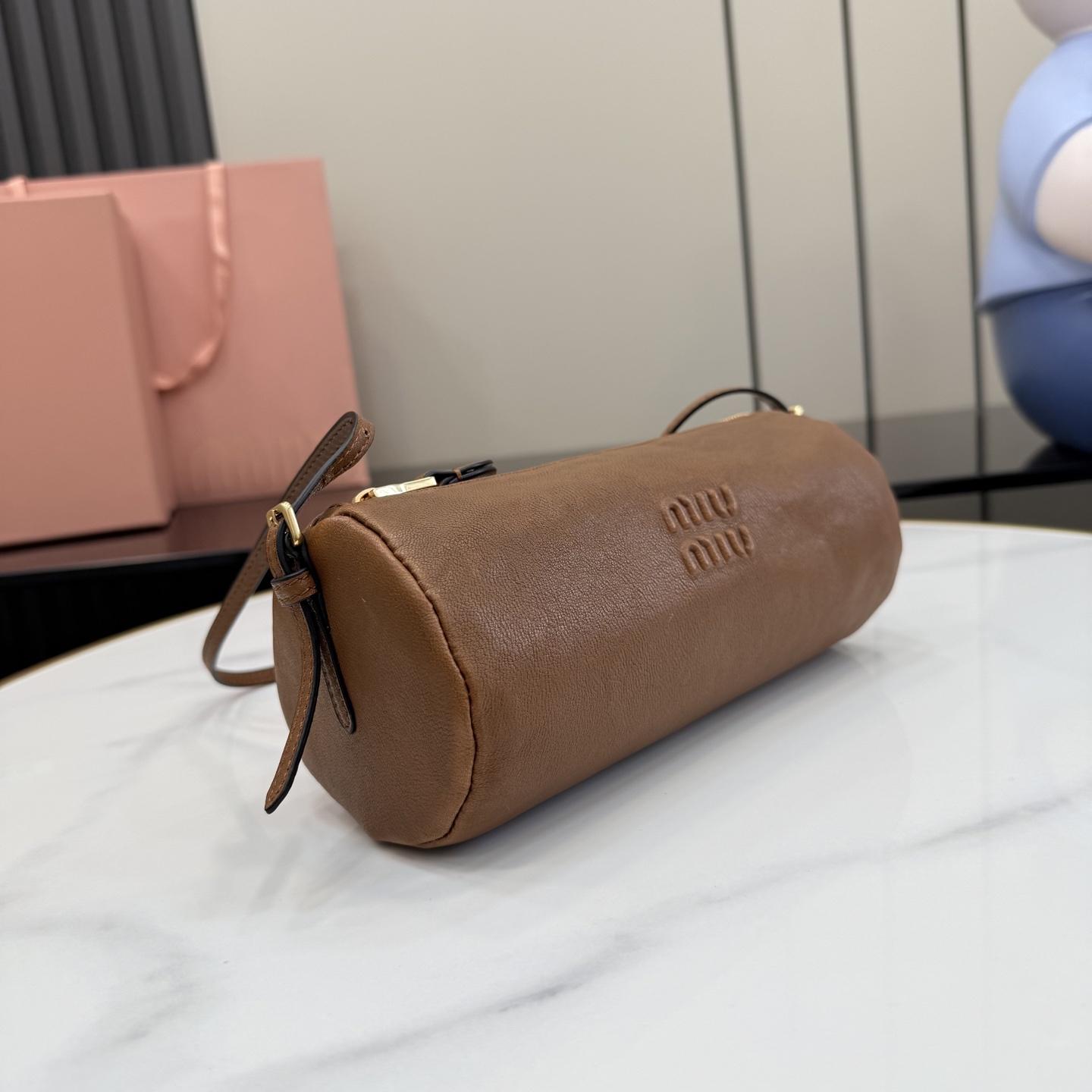Miu Miu Nappa Leather Pouch - DesignerGu