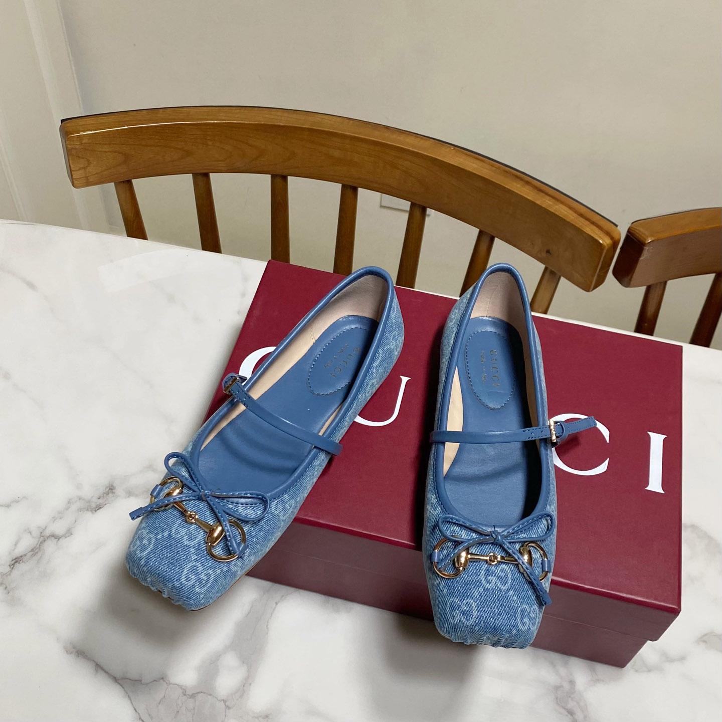 Gucci Horsebit Ballet Flat - DesignerGu