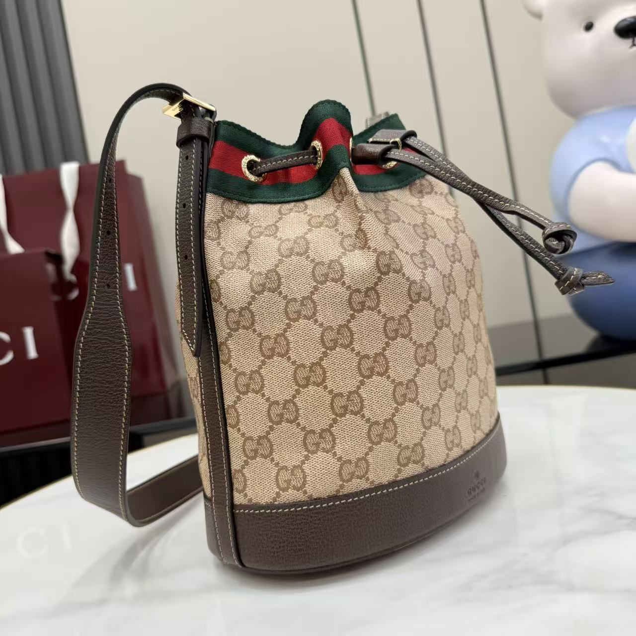Gucci Venice Small Bucket Bag - DesignerGu