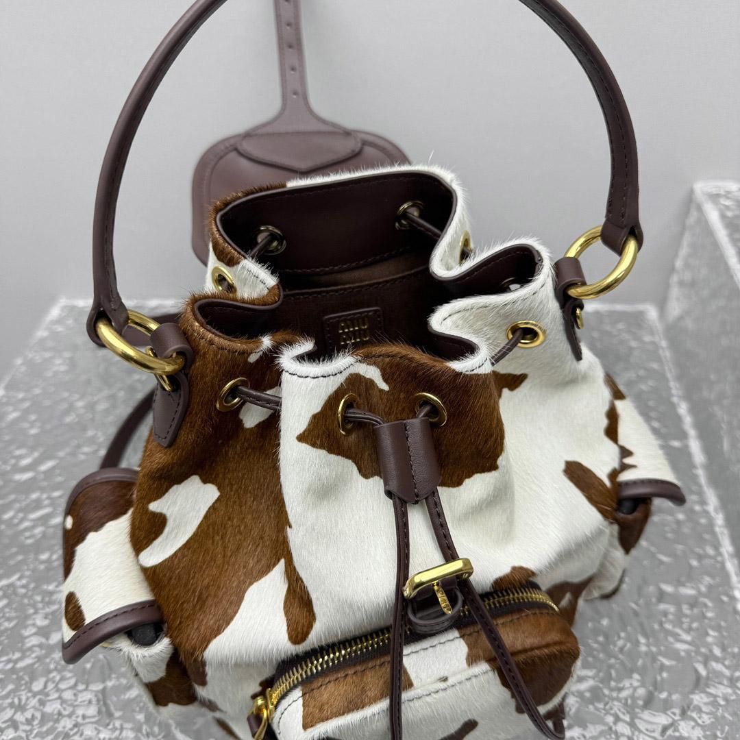 Miu Miu  Calf Hair Backpack - DesignerGu