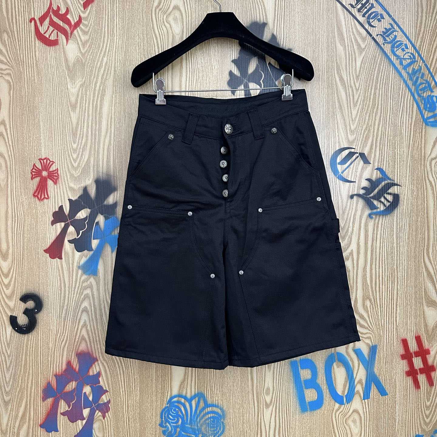 Chrome Hearts Double Knee Carpenter Shorts - DesignerGu