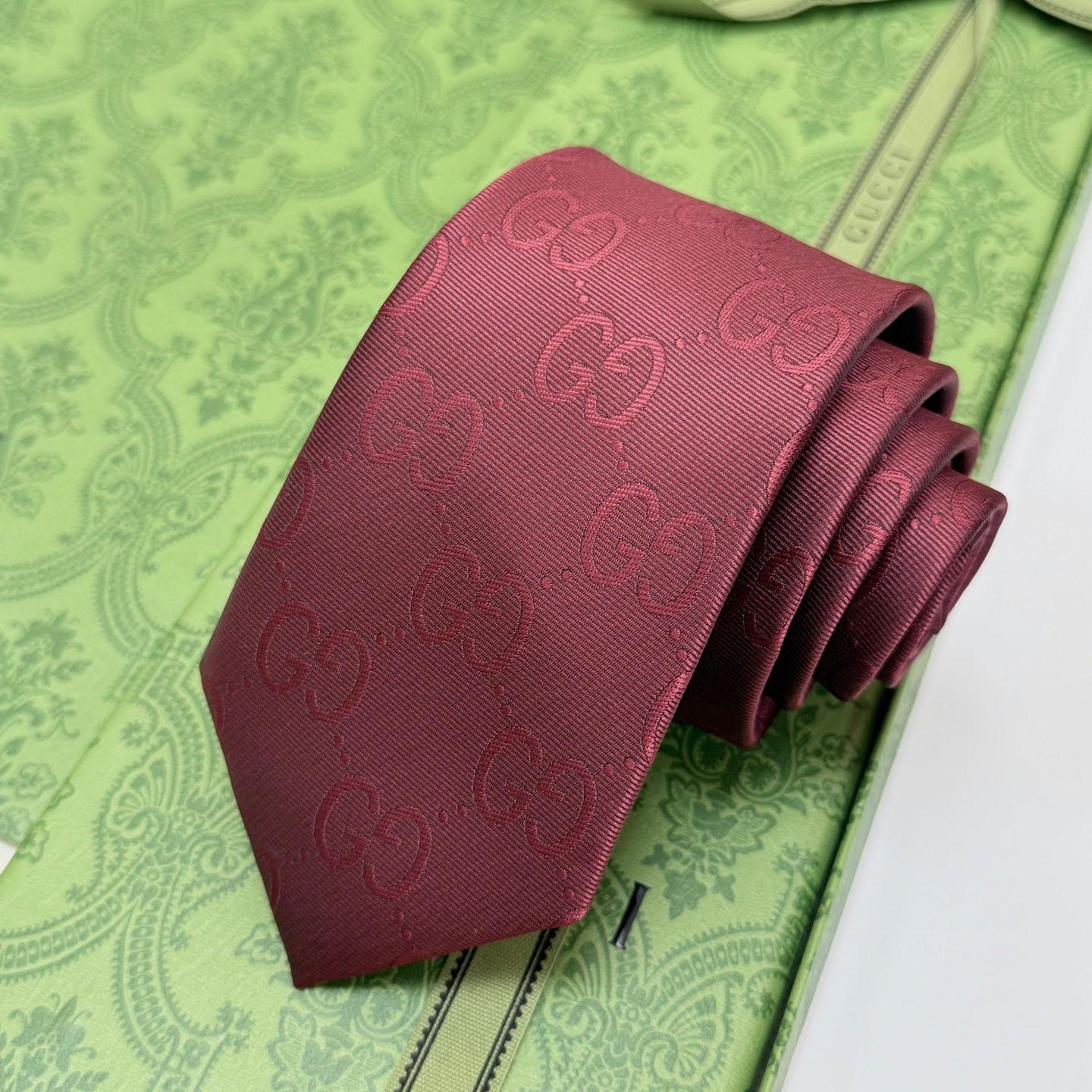 Gucci GG Silk Cotton Tie - DesignerGu