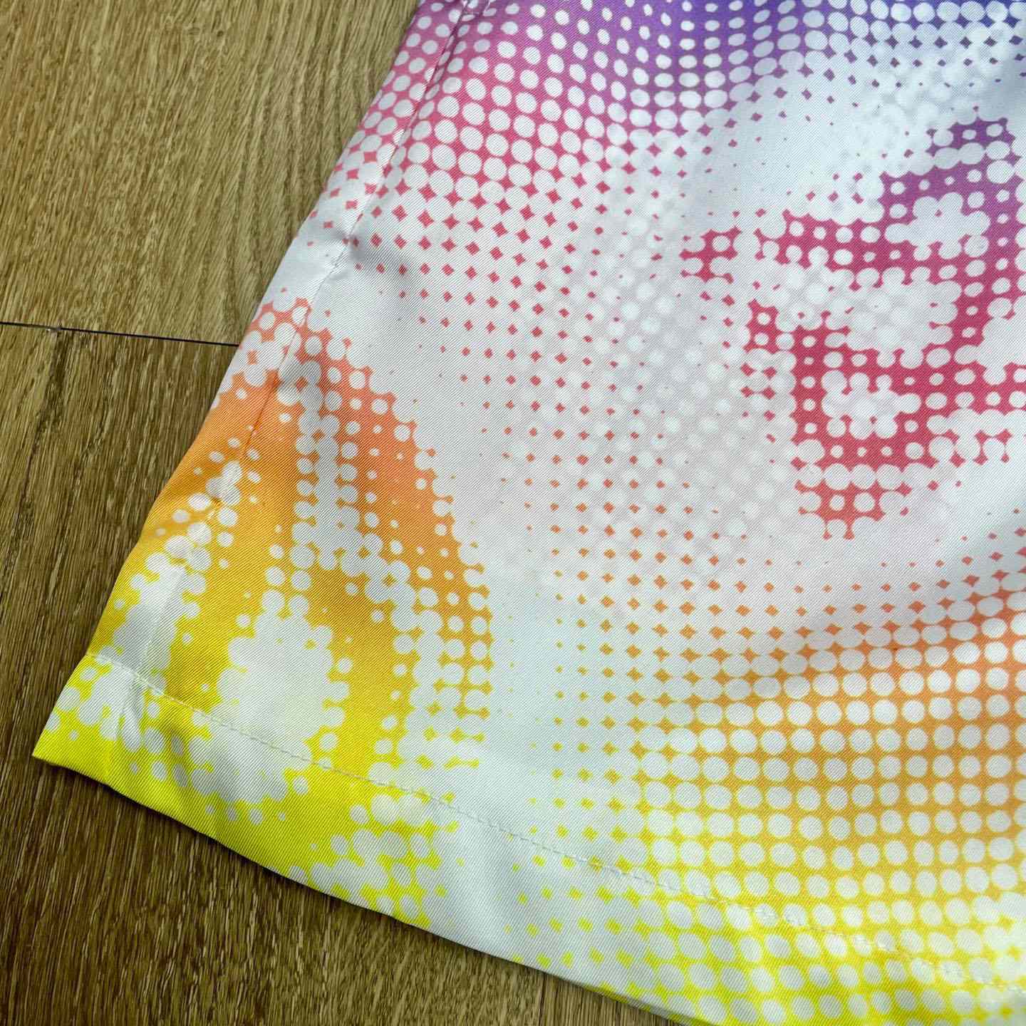 Casablanca Halftone Logo Silk Shorts  CA3578 - DesignerGu