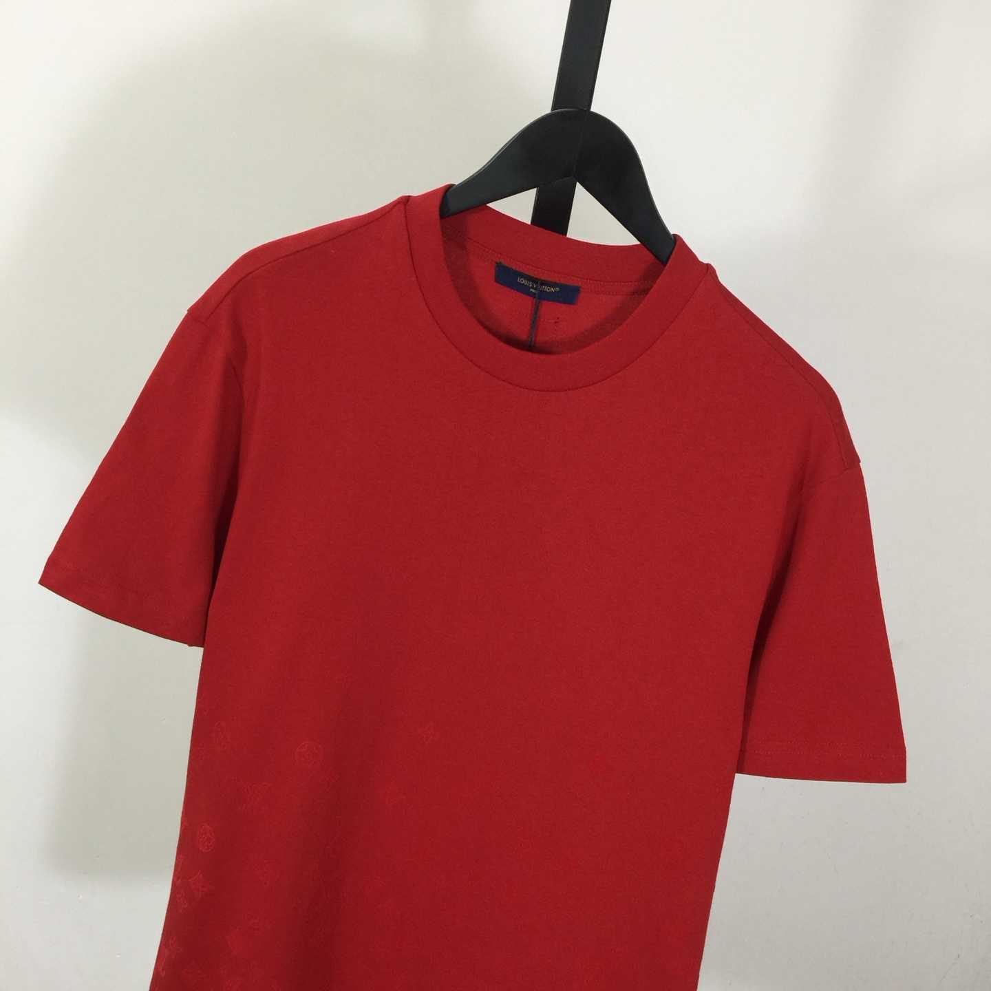 Louis Vuitton Flock Print Monogram Gradient T-Shirt   1AK7LV - DesignerGu