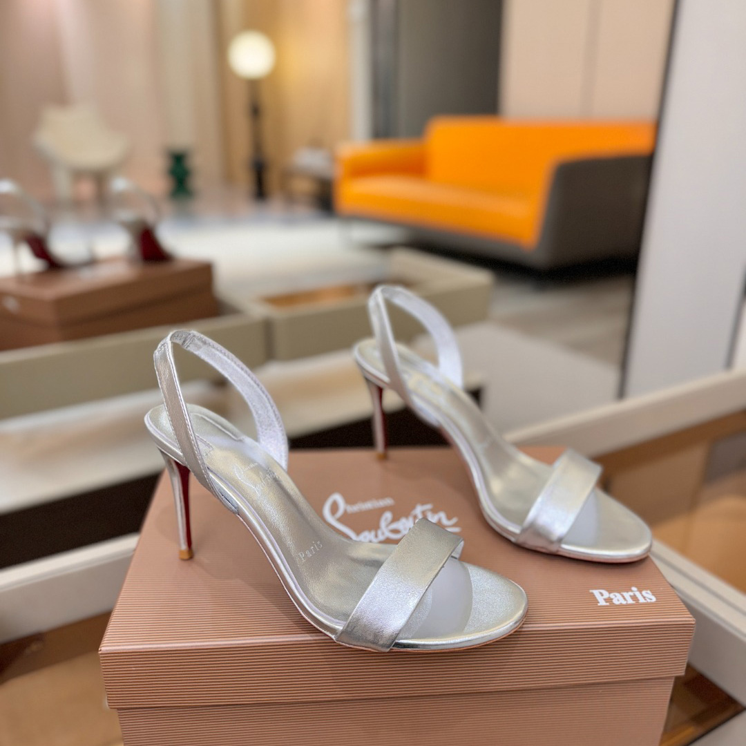Christian Louboutin Marilyn Leather Sandals - DesignerGu