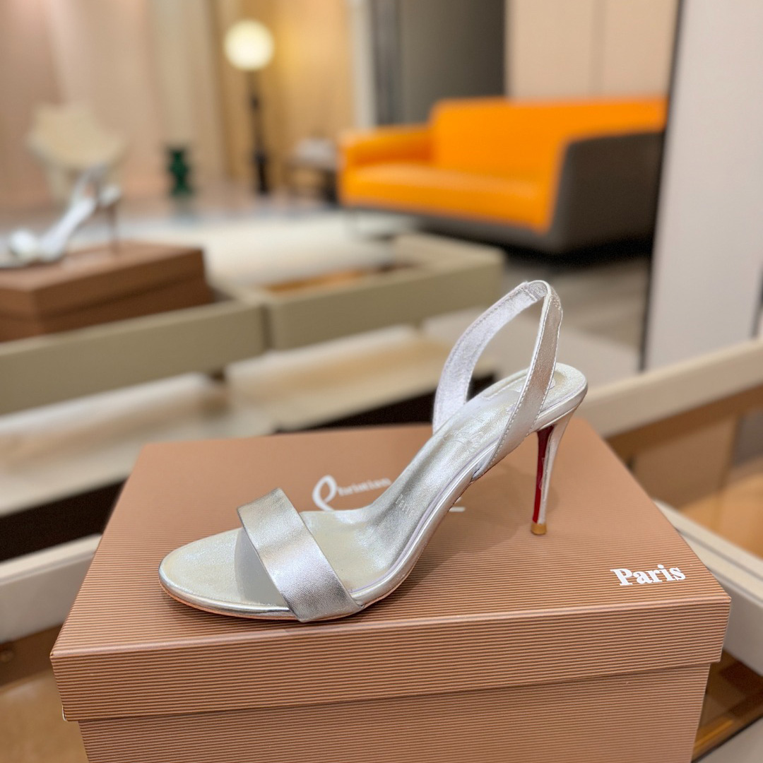 Christian Louboutin Marilyn Leather Sandals - DesignerGu