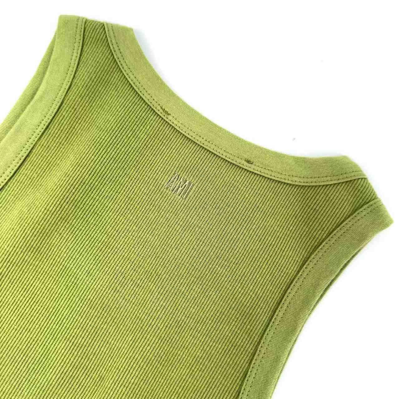 AMI Paris Cotton Ami De Coeur Tanktop - DesignerGu