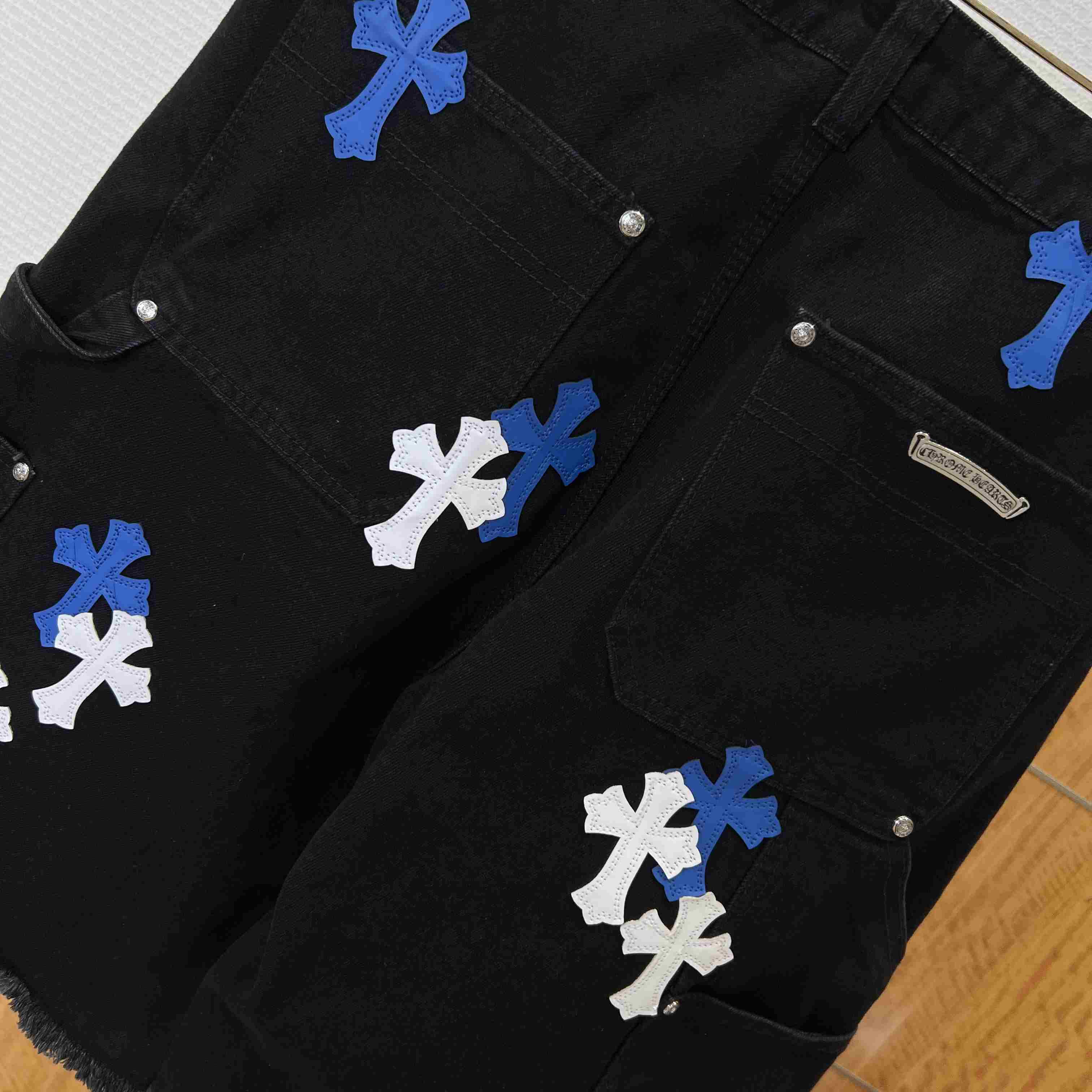 Chrome Hearts Denim Shorts - DesignerGu