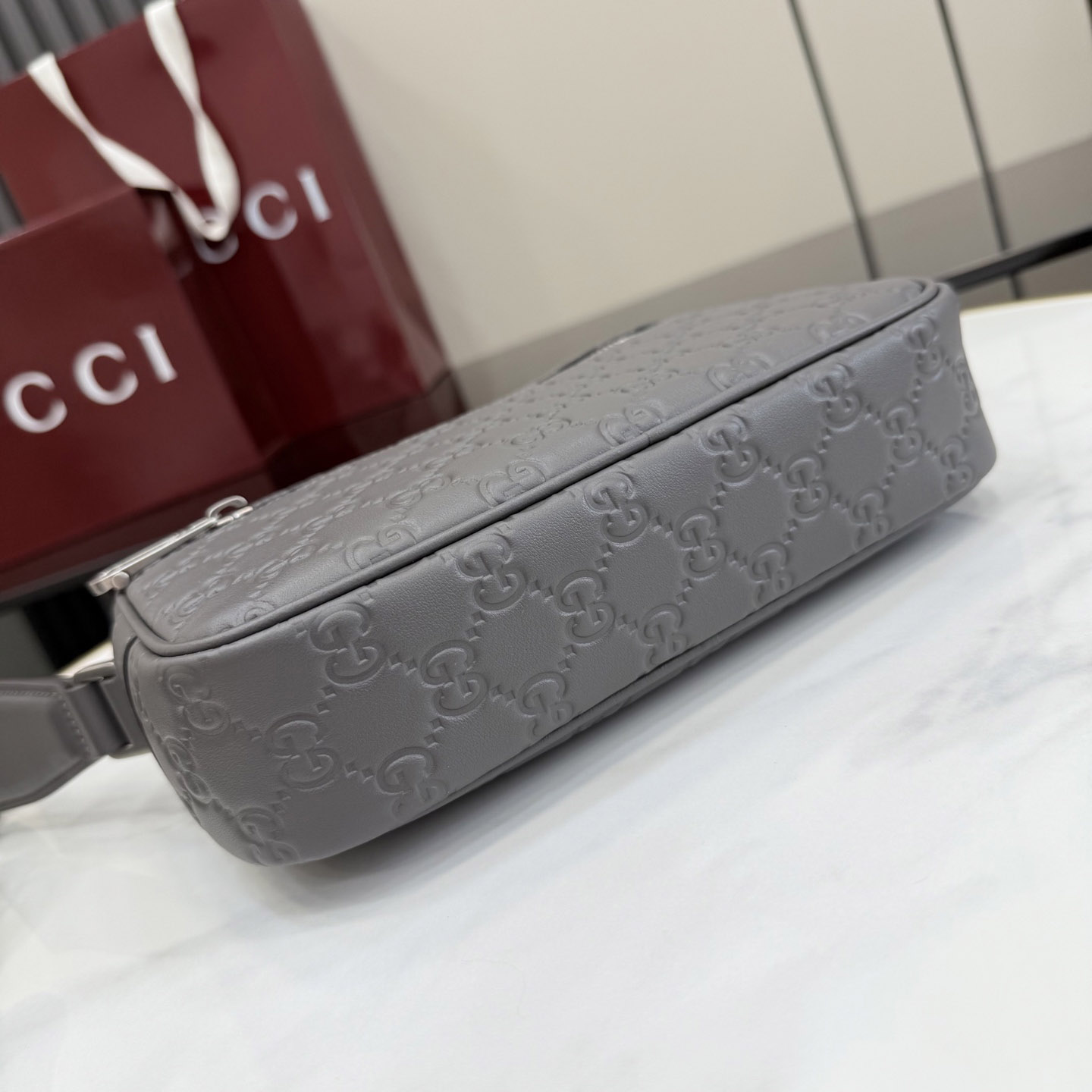 Gucci GG Emblem Small Crossbody Bag 850242 - DesignerGu