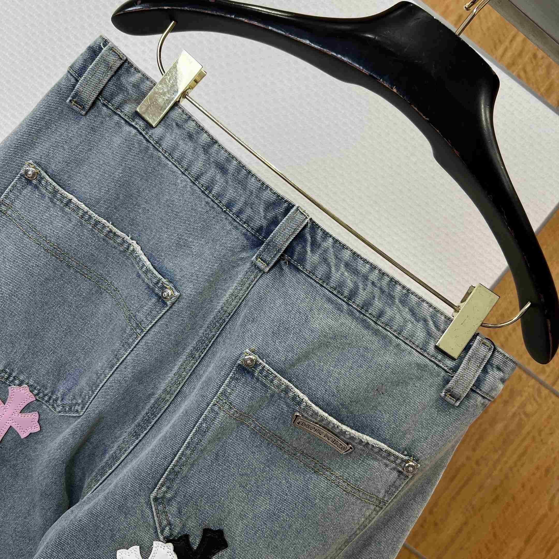 Chrome Hearts Denim Shorts - DesignerGu