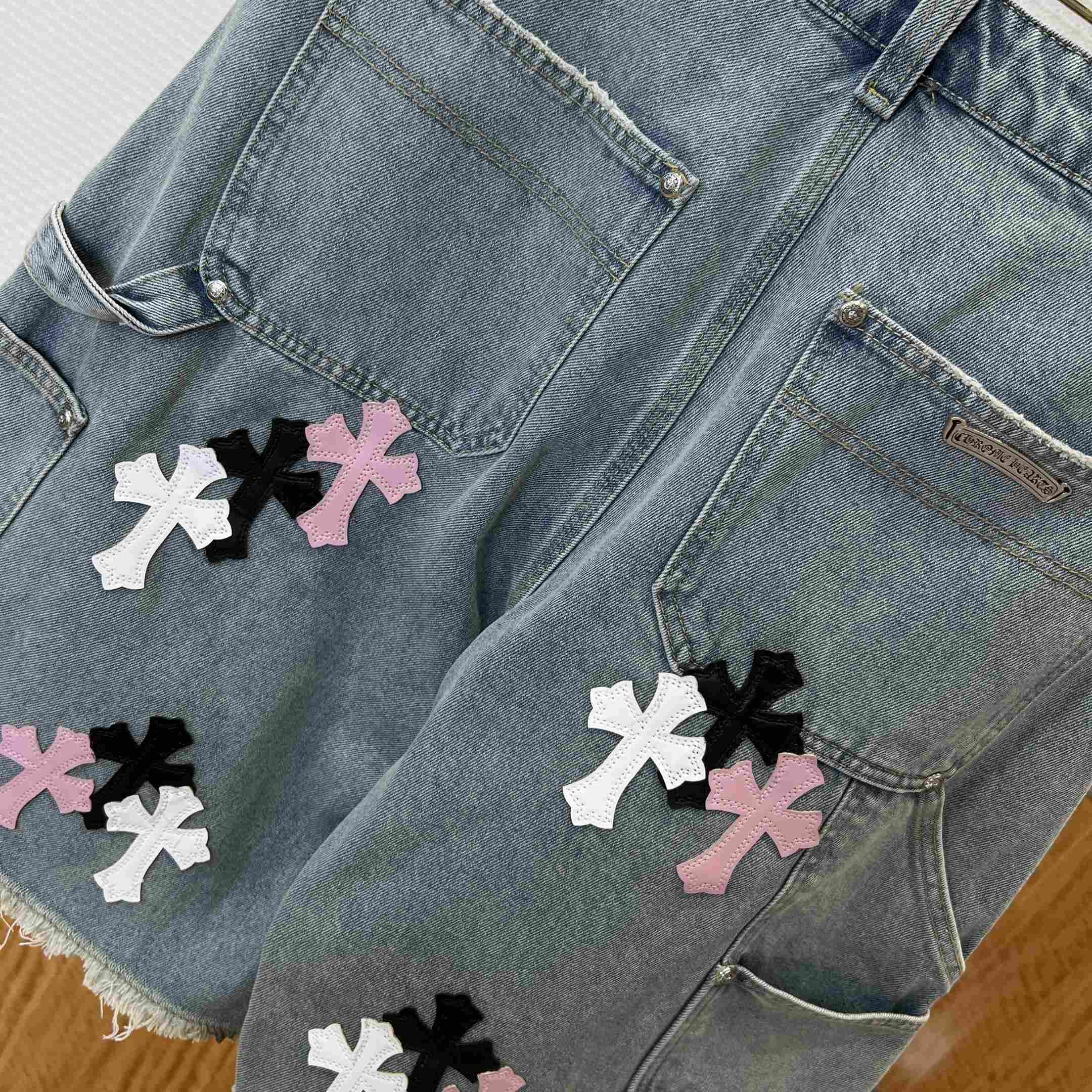 Chrome Hearts Denim Shorts - DesignerGu