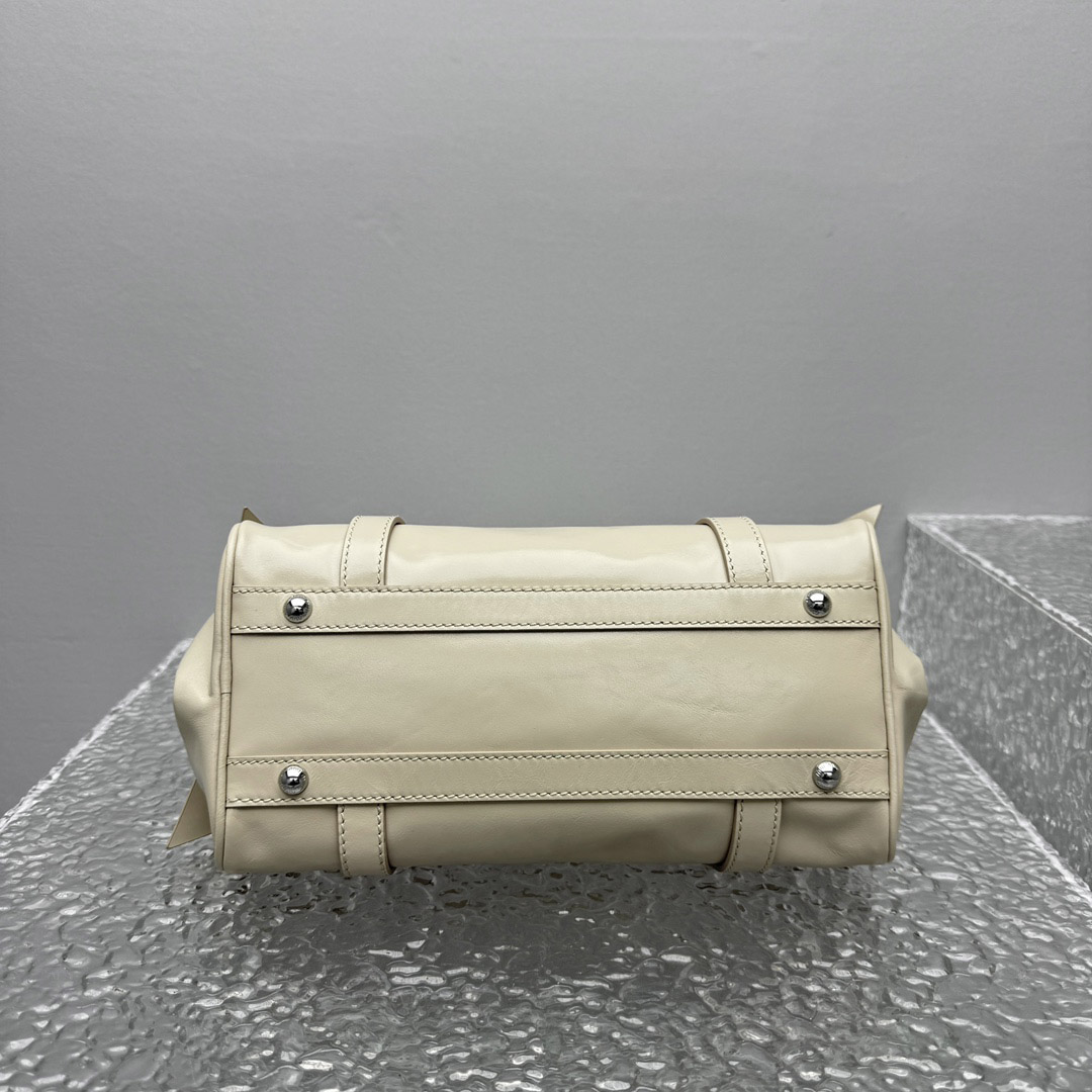 Miu Miu Shiny Leather Top-Handle Bag - DesignerGu