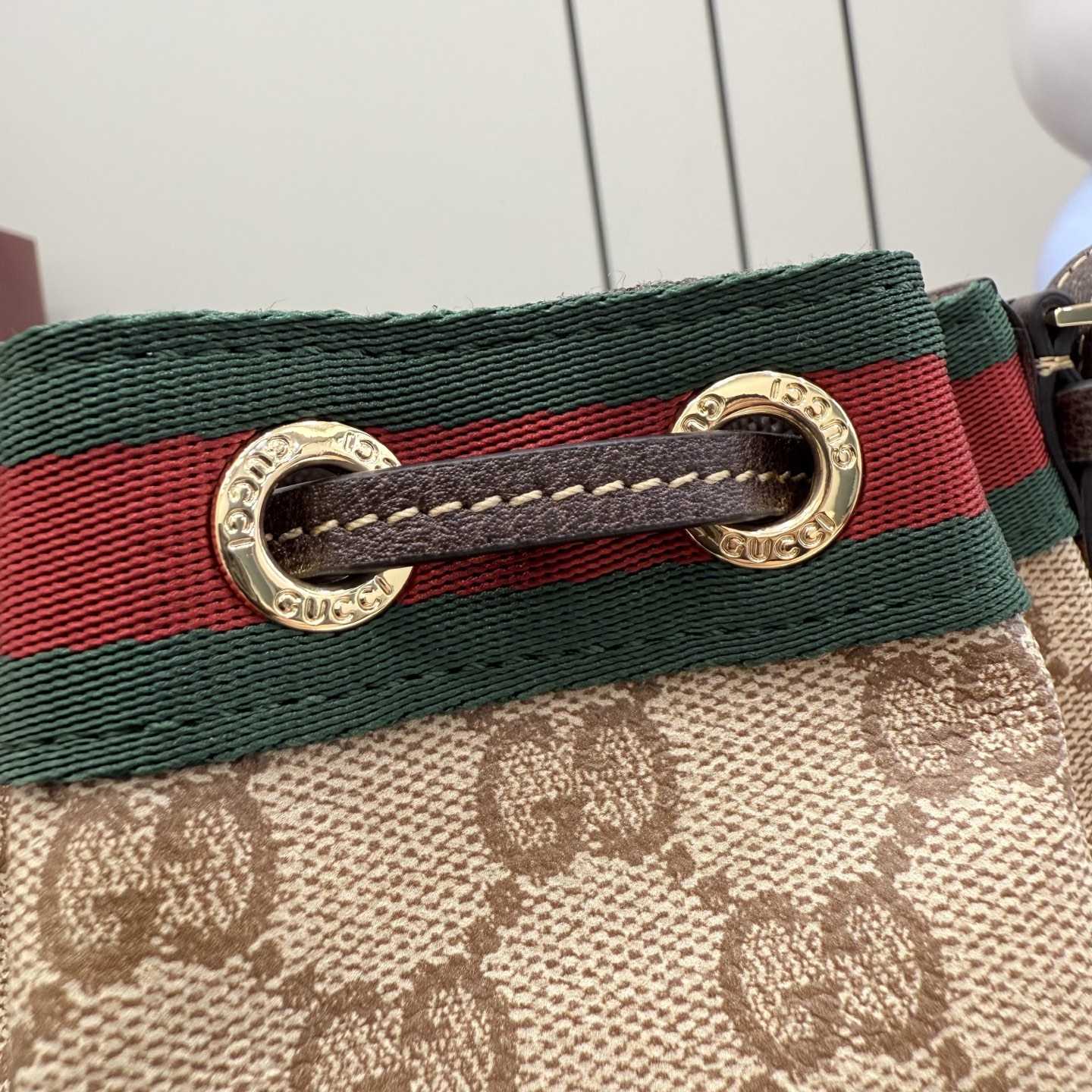 Gucci Mini Bucket Bag With Web - DesignerGu