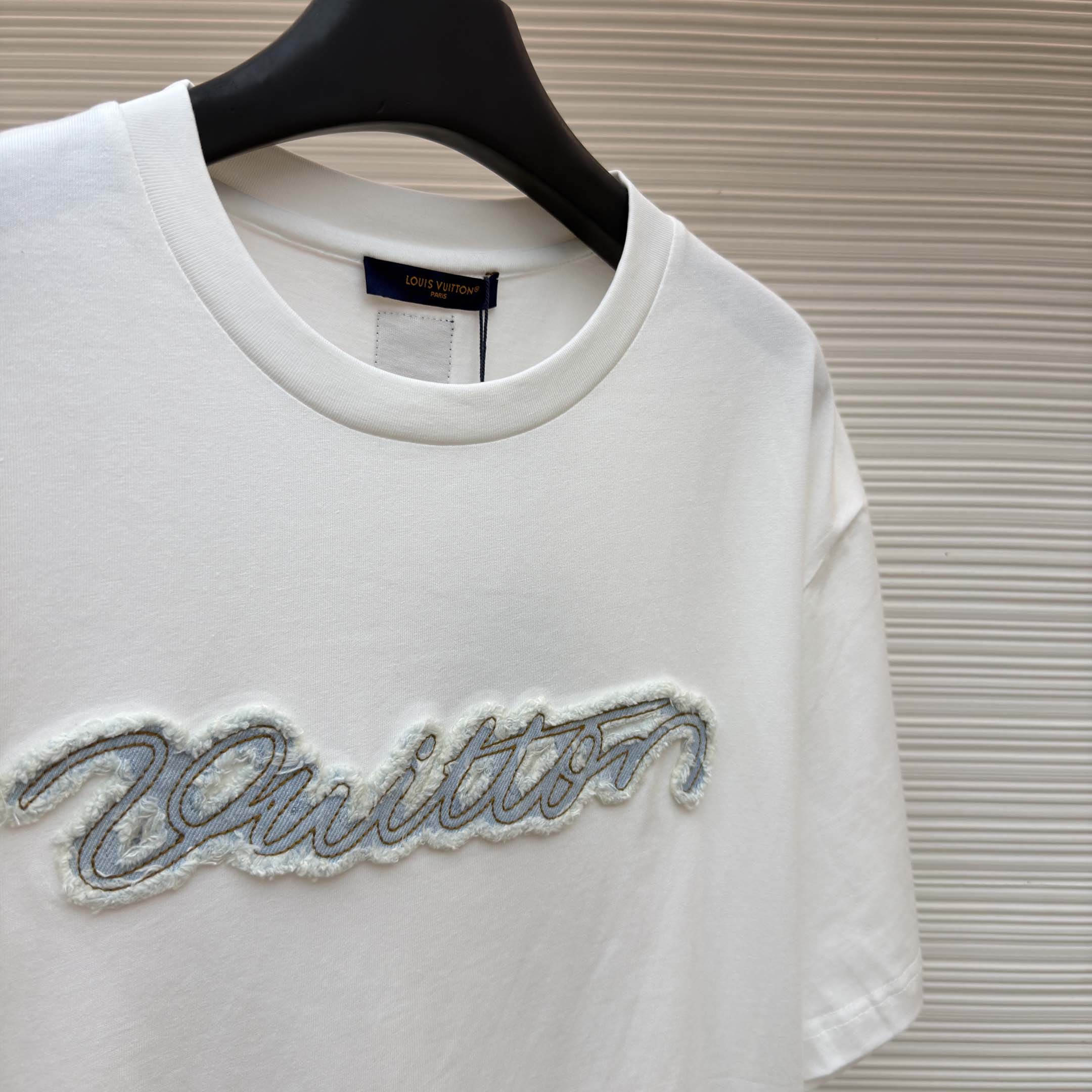 Louis Vuitton Denim Signature T-Shirt    - DesignerGu